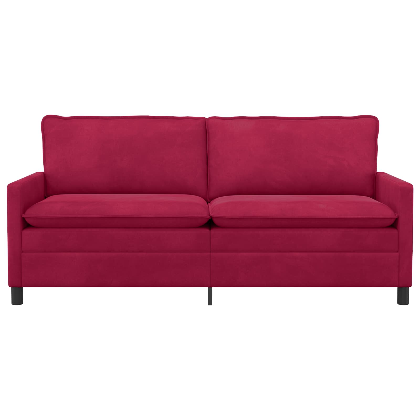 Sofa Vinska crvena 196 x 81 x 87,5 cm Baršun