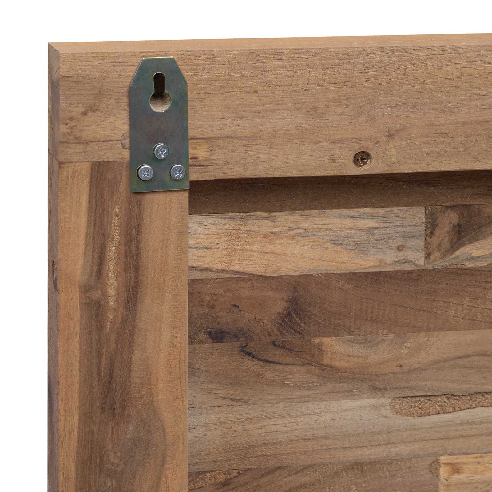 Uzglavlje Zidne Prirodna 180 cm Čvrsto teak drvo