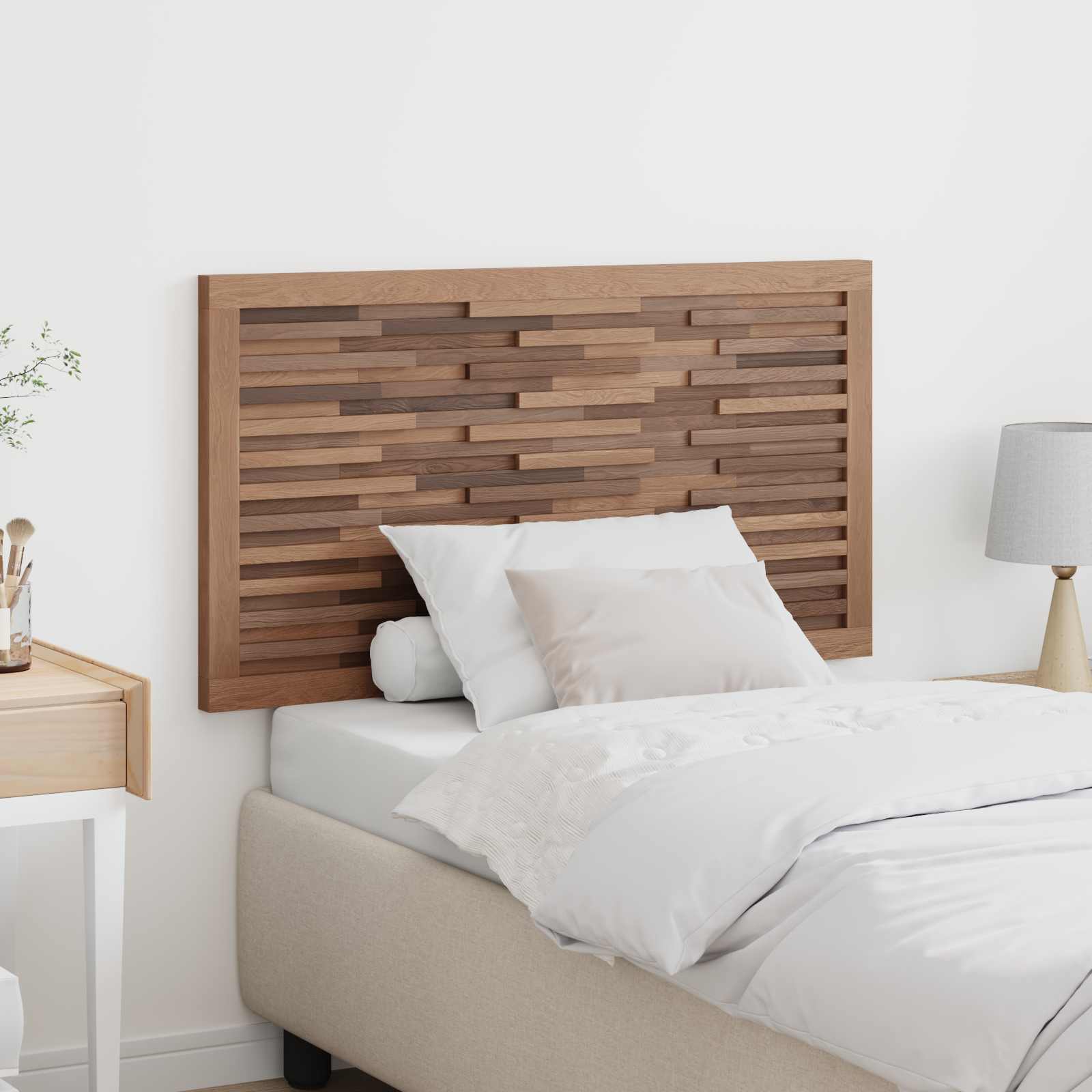Uzglavlje Zidne Prirodna 100 cm Čvrsto teak drvo