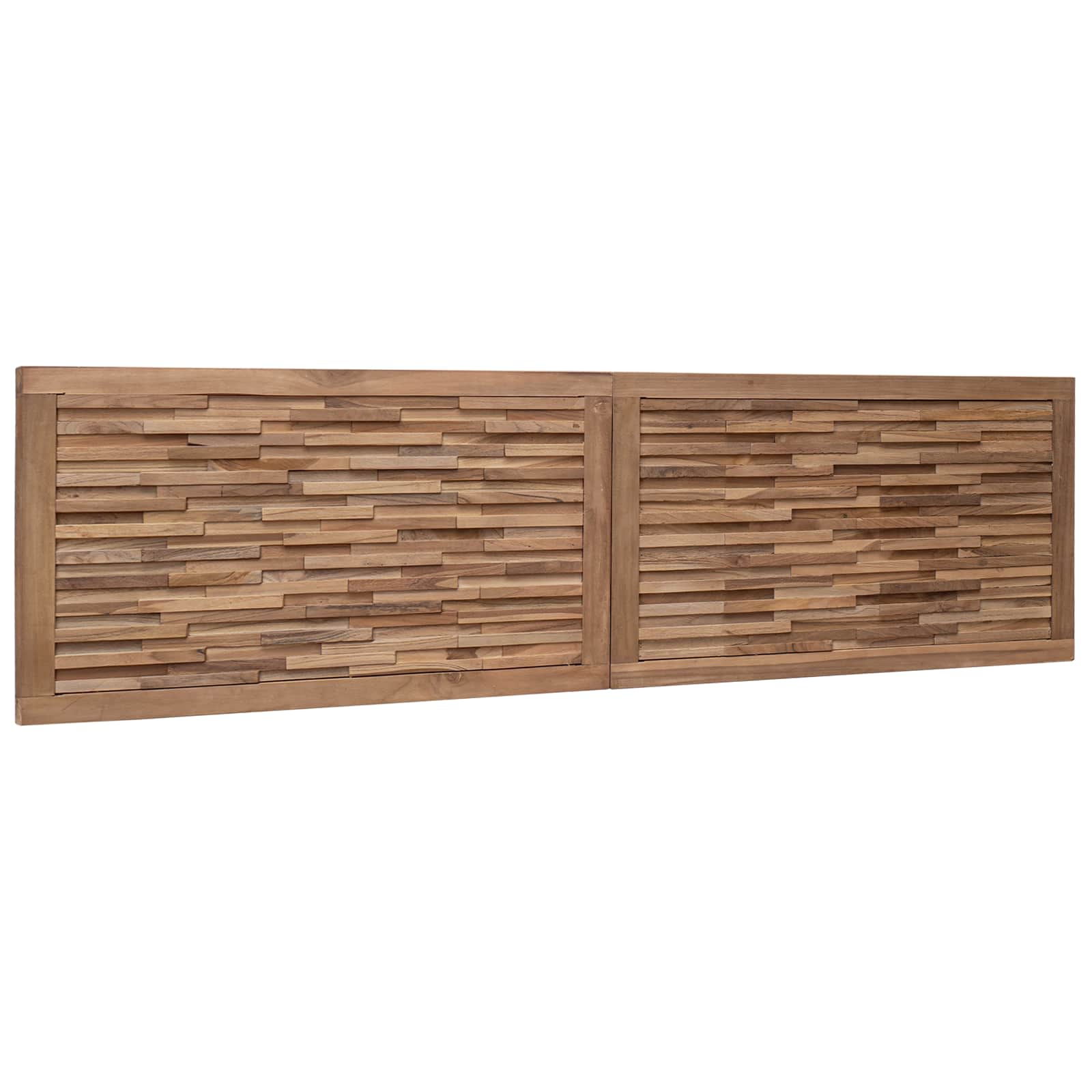 Uzglavlje Zidne Prirodna 160 cm Čvrsto teak drvo