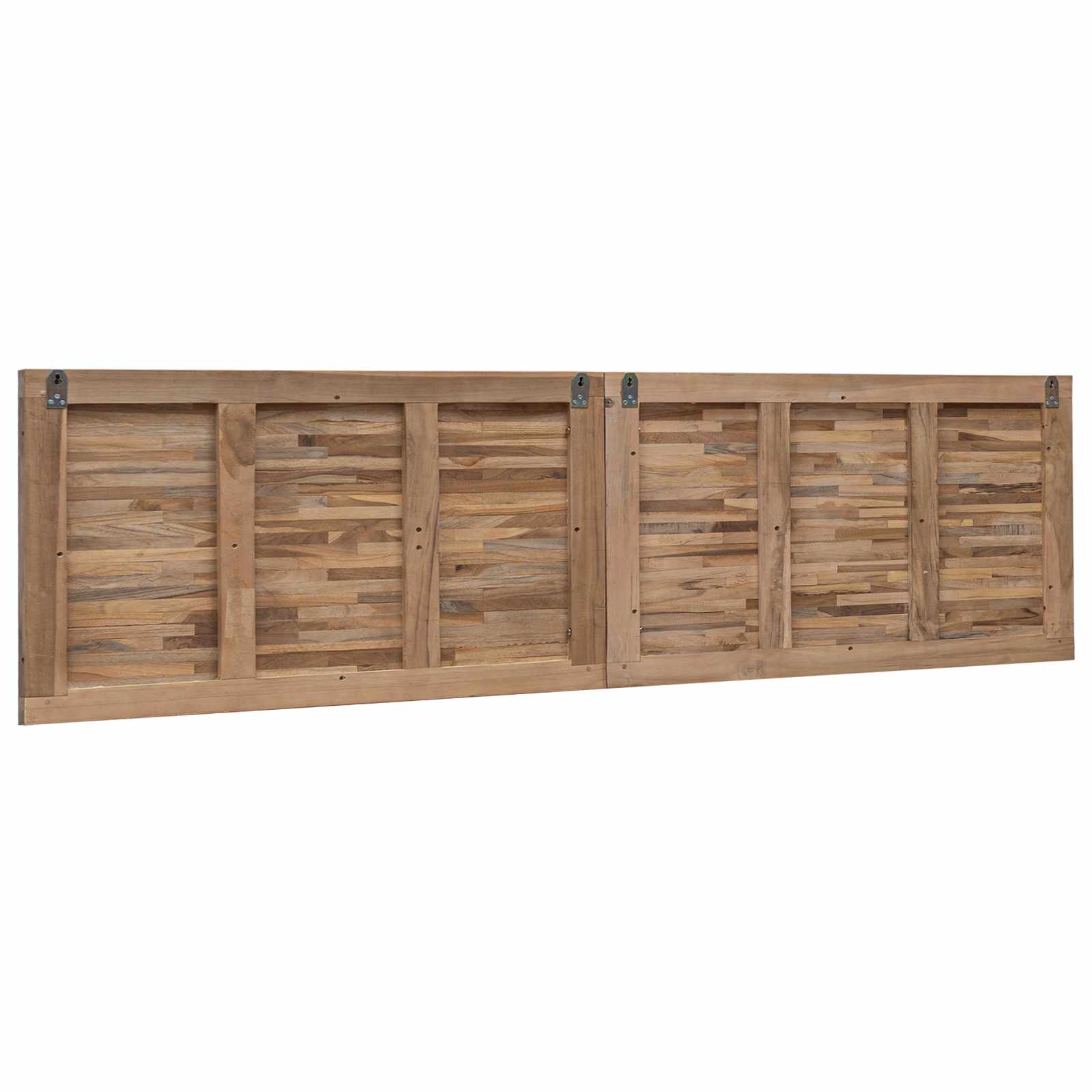 Uzglavlje Zidne Prirodna 160 cm Čvrsto teak drvo