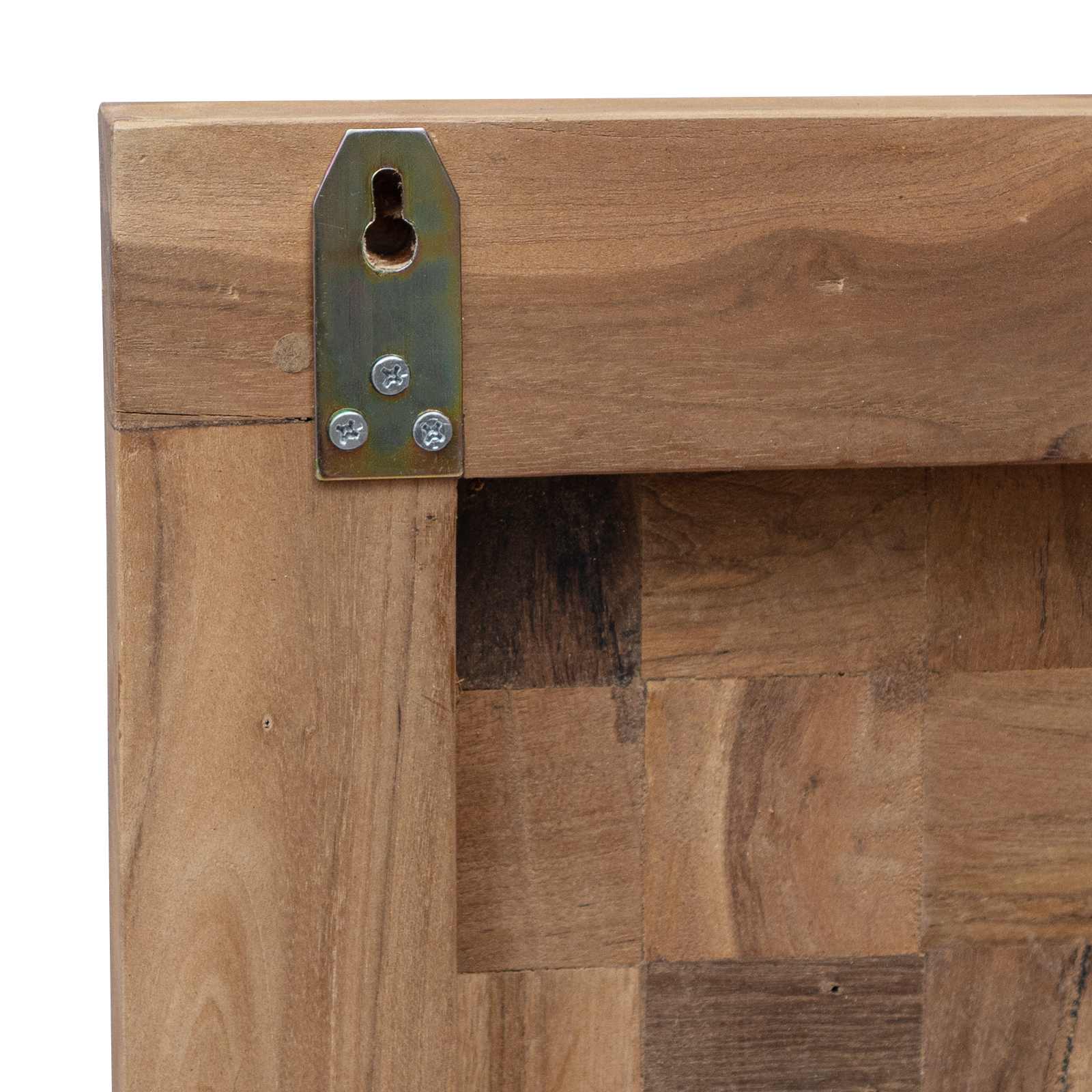 Uzglavlje Zidne Prirodna 100 cm Čvrsto teak drvo