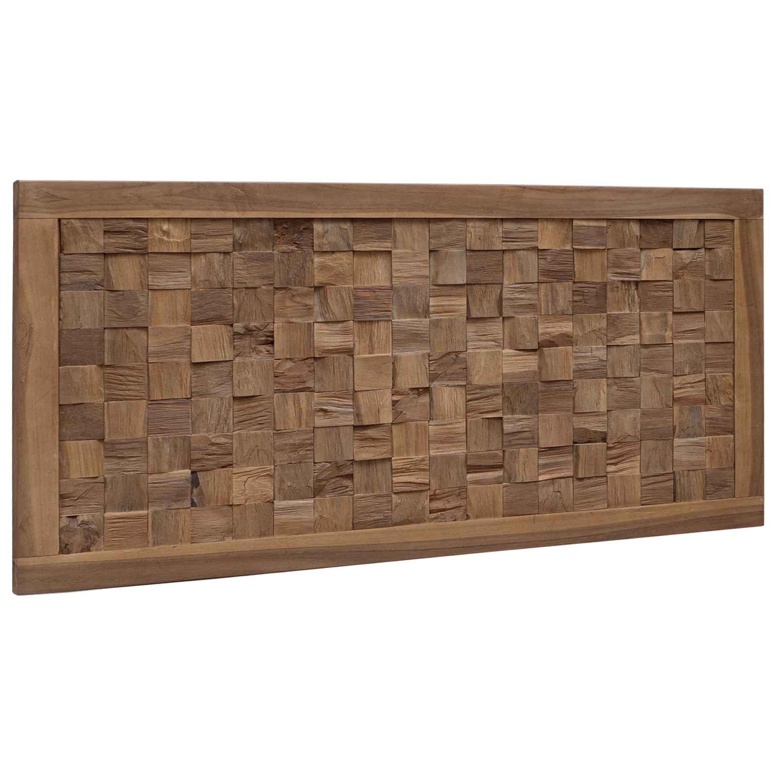 Uzglavlje Zidne Prirodna 100 cm Čvrsto teak drvo