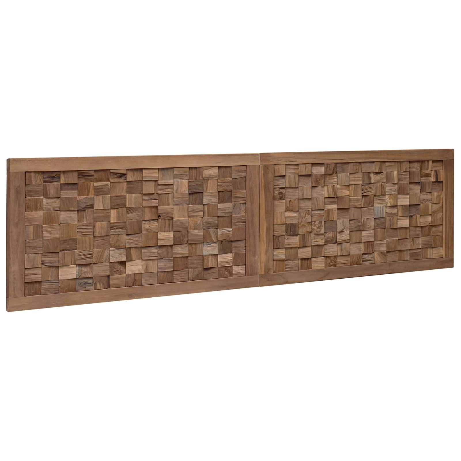 Uzglavlje Zidne Prirodna 160 cm Čvrsto teak drvo