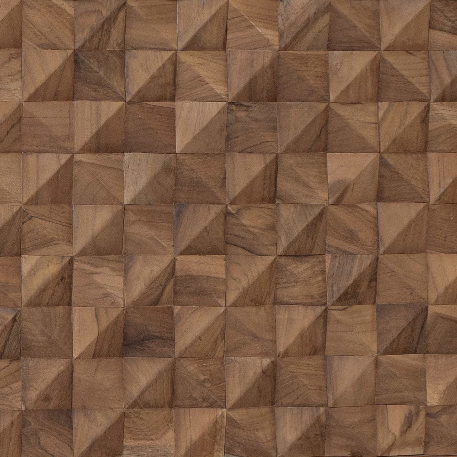Uzglavlje Zidne Prirodna 120 cm Čvrsto teak drvo