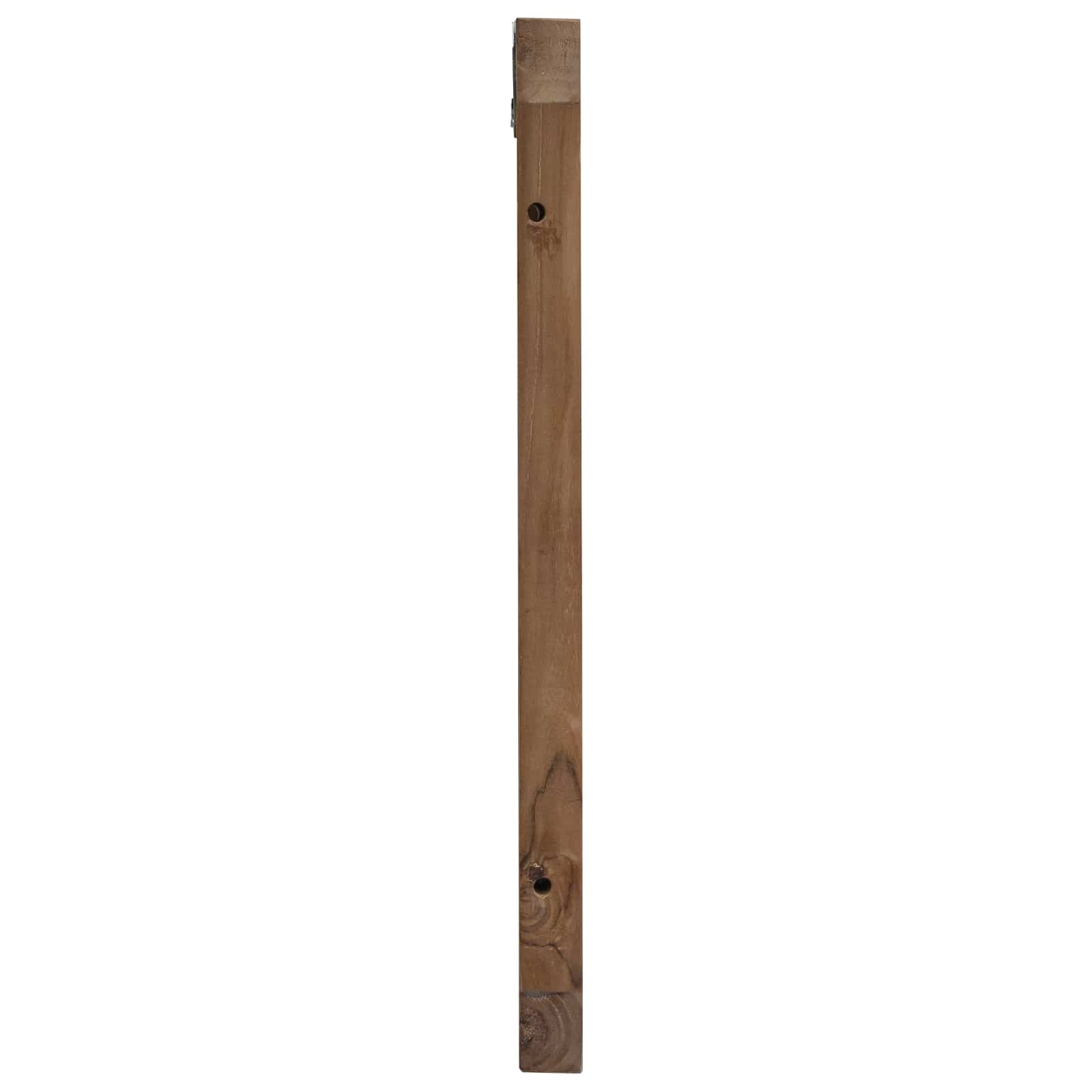 Uzglavlje Zidne Prirodna 140 cm Čvrsto teak drvo