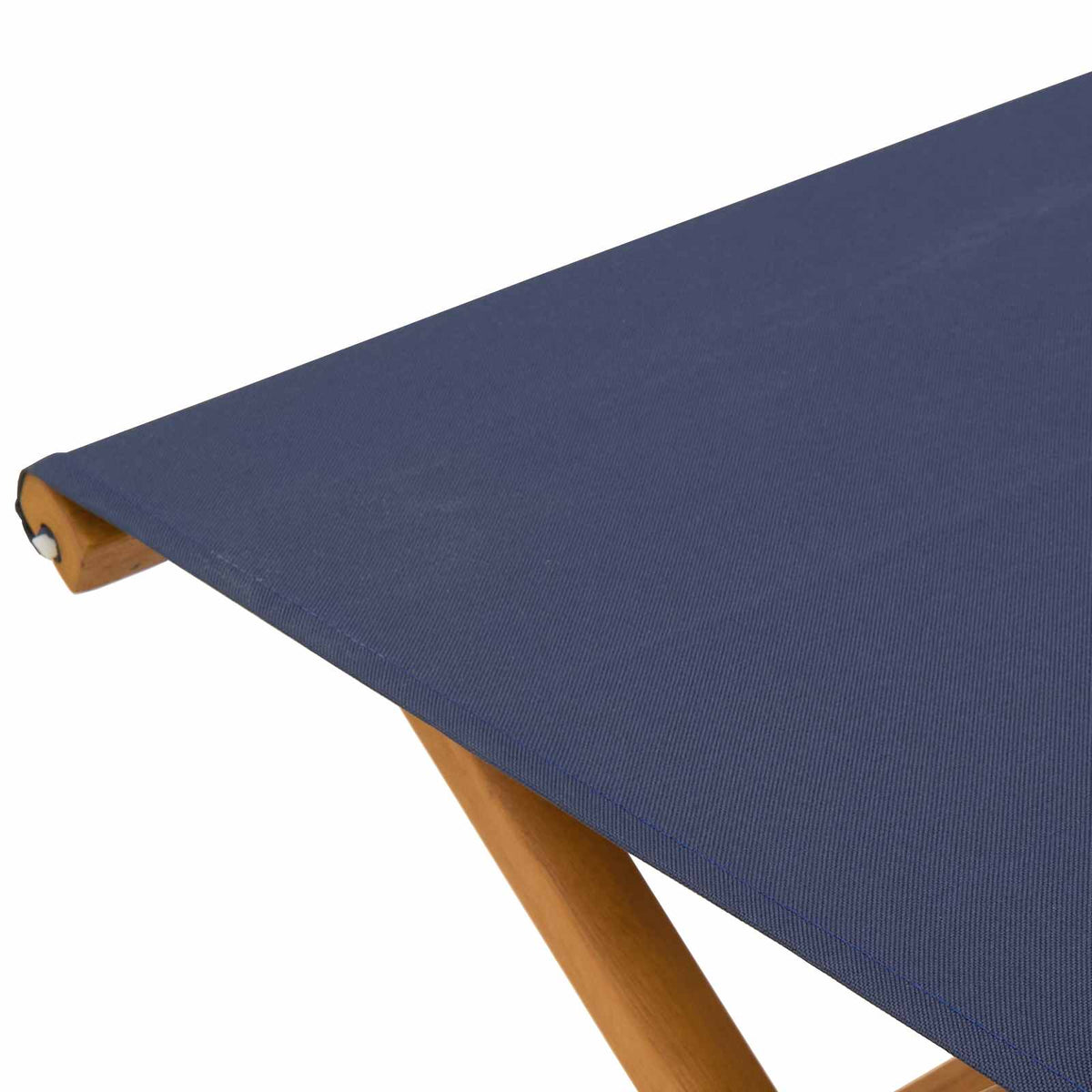 Ležaljka 2 pcs Čvrsto drvo eukaliptusa Plava
