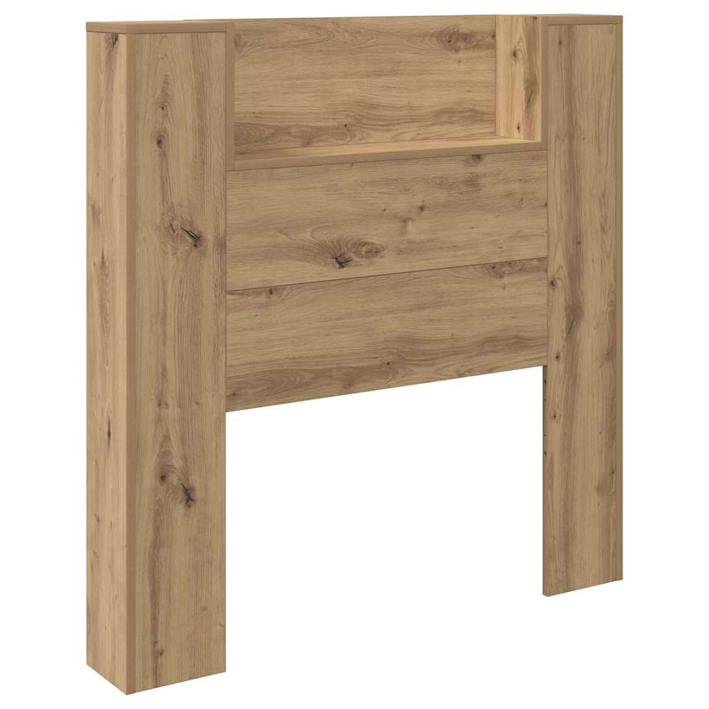 Uzglavlje S LED lampica Umjetnički hrast 100 x 15 x 103,5 cm