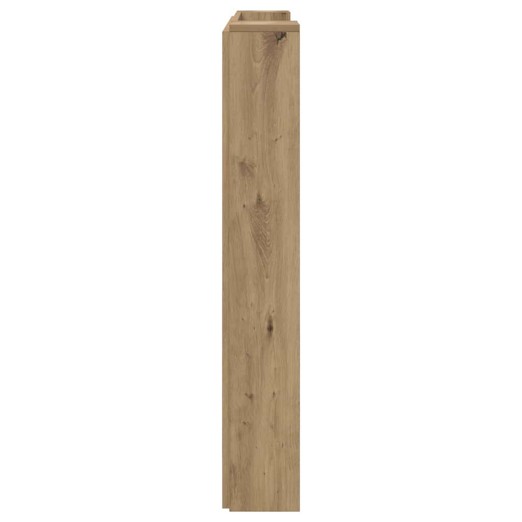 Uzglavlje S LED lampica Umjetnički hrast 100 x 15 x 103,5 cm