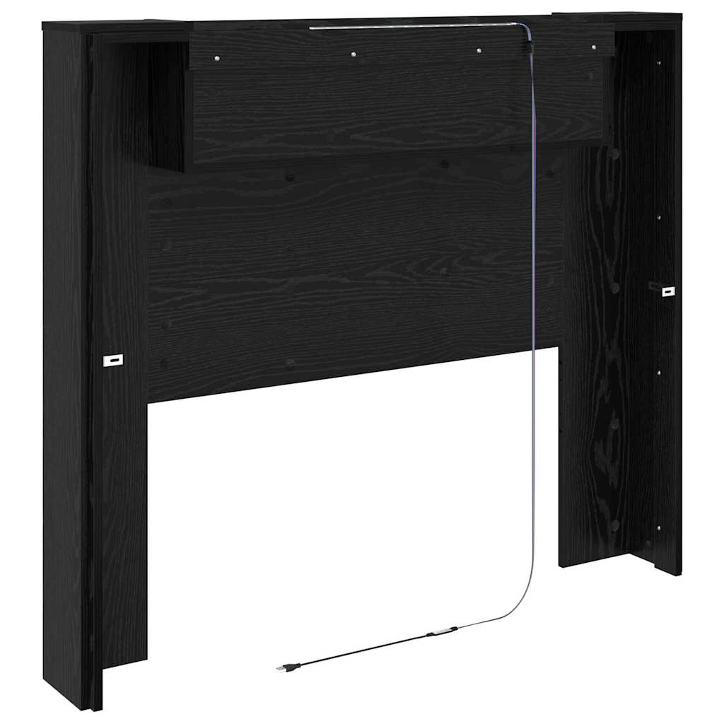 Uzglavlje Crni hrast 120 x 15 x 103,5 cm Konstruirano drvo