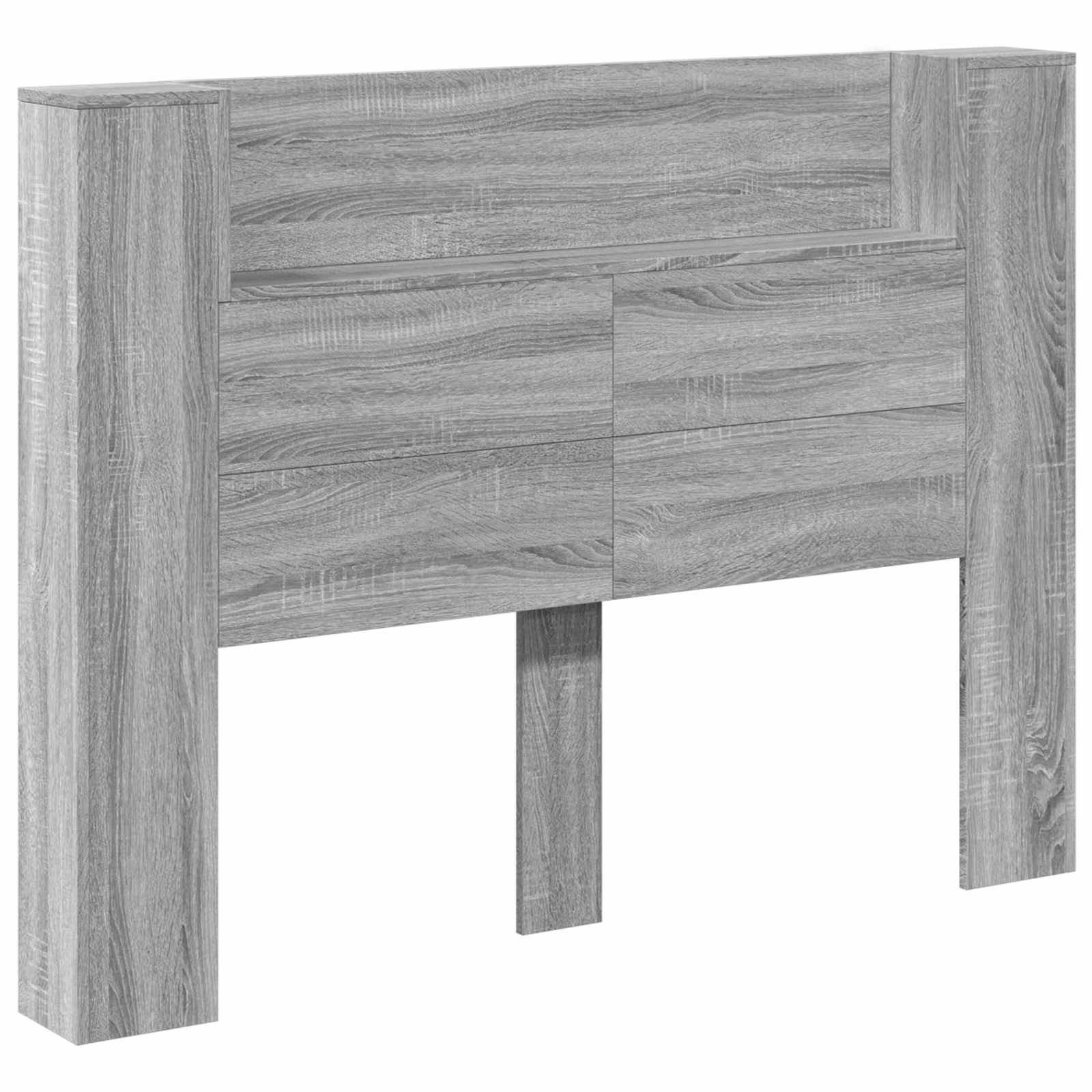 Uzglavlje Siva Sonoma 140 x 16,5 x 103,5 cm Konstruirano drvo