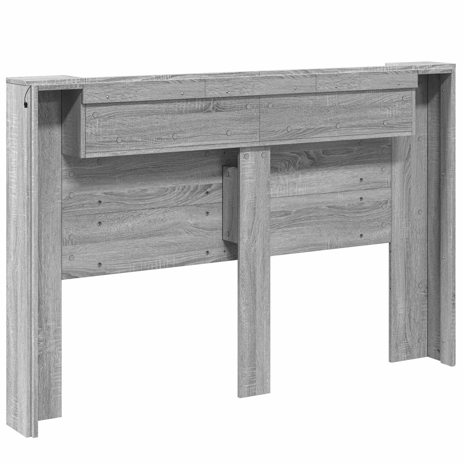 Uzglavlje Siva Sonoma 160 x 16,5 x 103,5 cm Konstruirano drvo