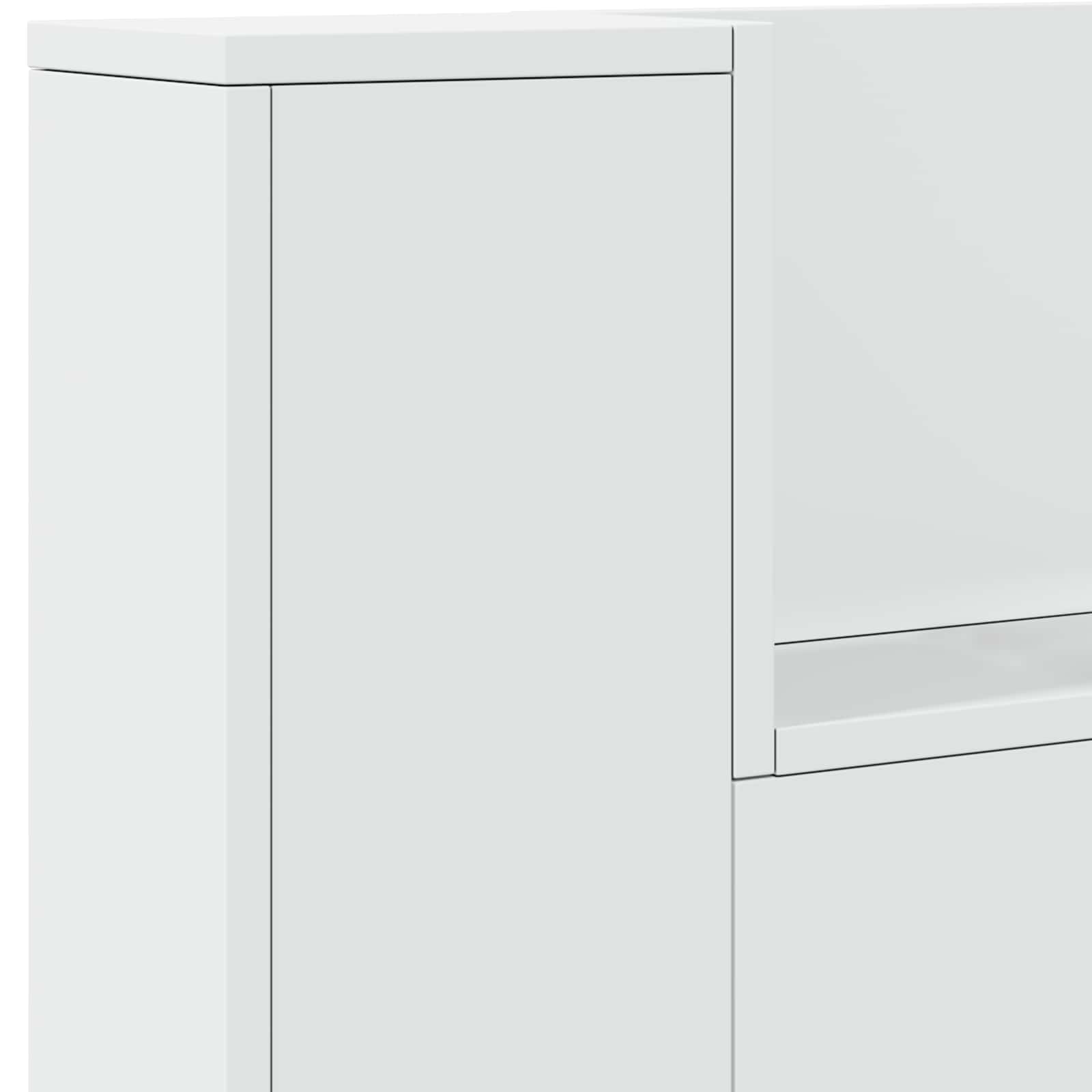 Uzglavlje Bijelo 180 x 16,5 x 103,5 cm Konstruirano drvo