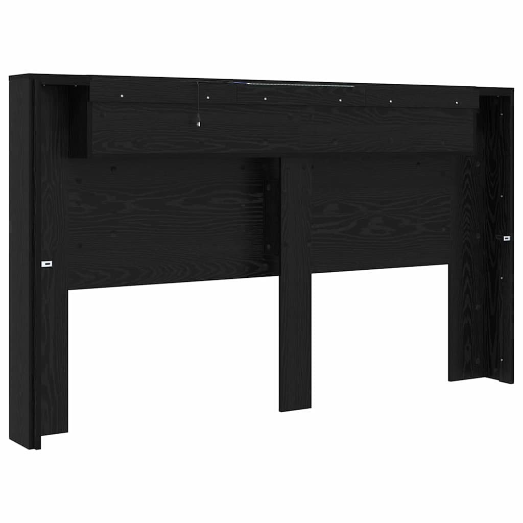 Uzglavlje Crni hrast 180 x 17 x 104,5 cm Konstruirano drvo