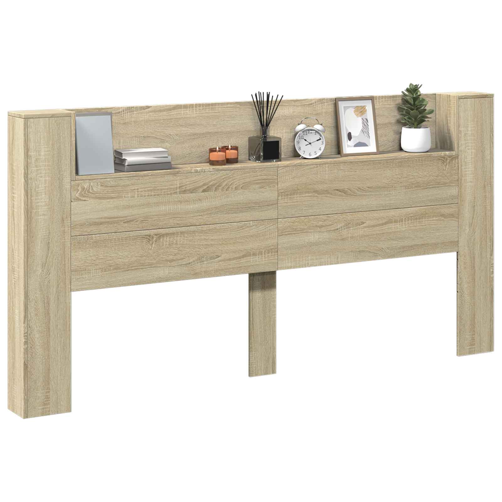 Uzglavlje Sonoma hrast 200 x 16,5 x 103,5 cm Konstruirano drvo