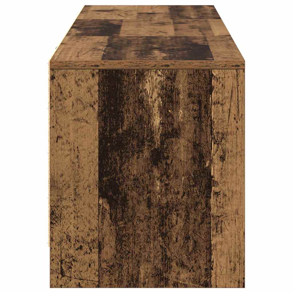 TV ormarić s LED rasvjetom Staro drvo 140 x 34 x 40 cm
