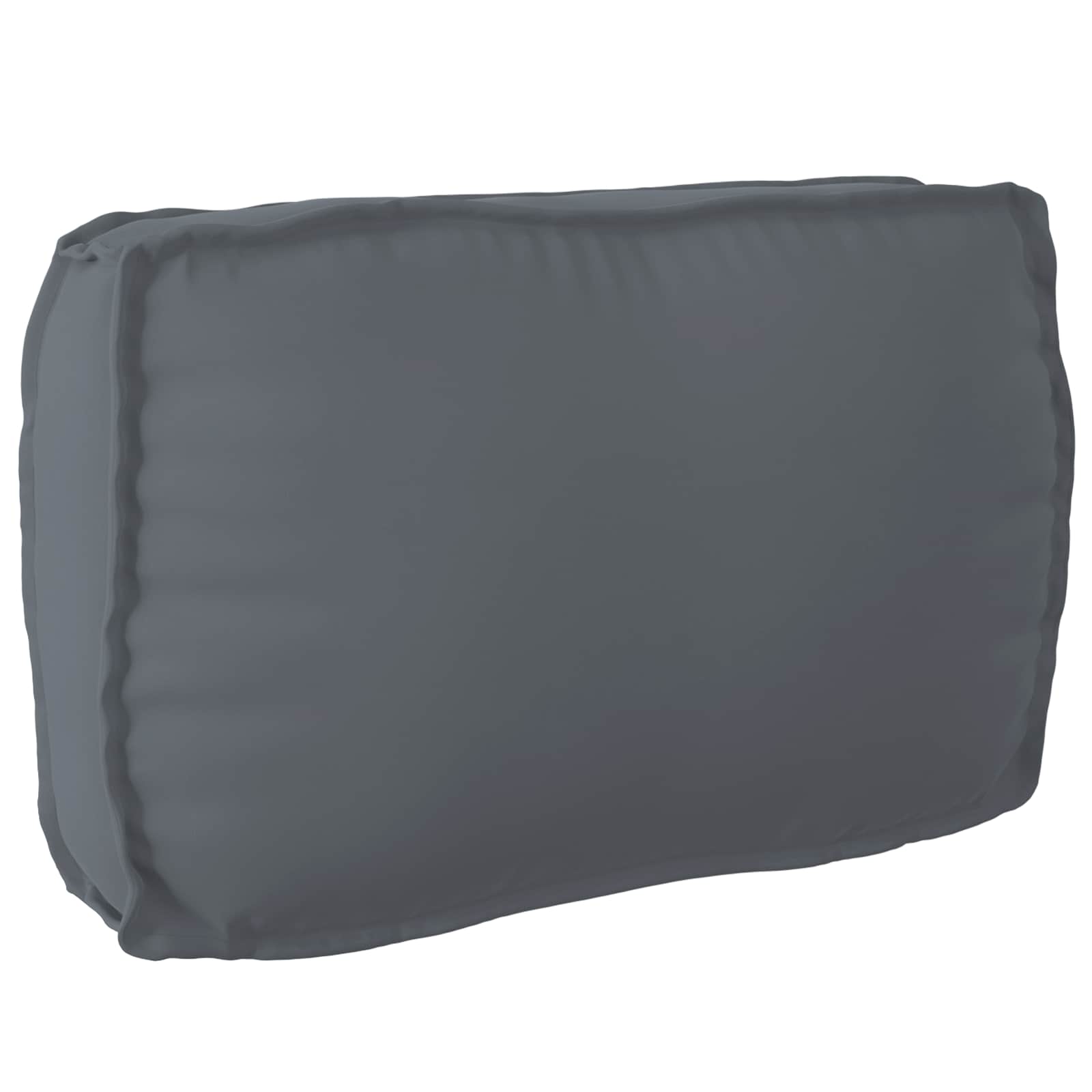 Set sofe s jastukom 2 pcs Antracit Čvrsto drvo akacije