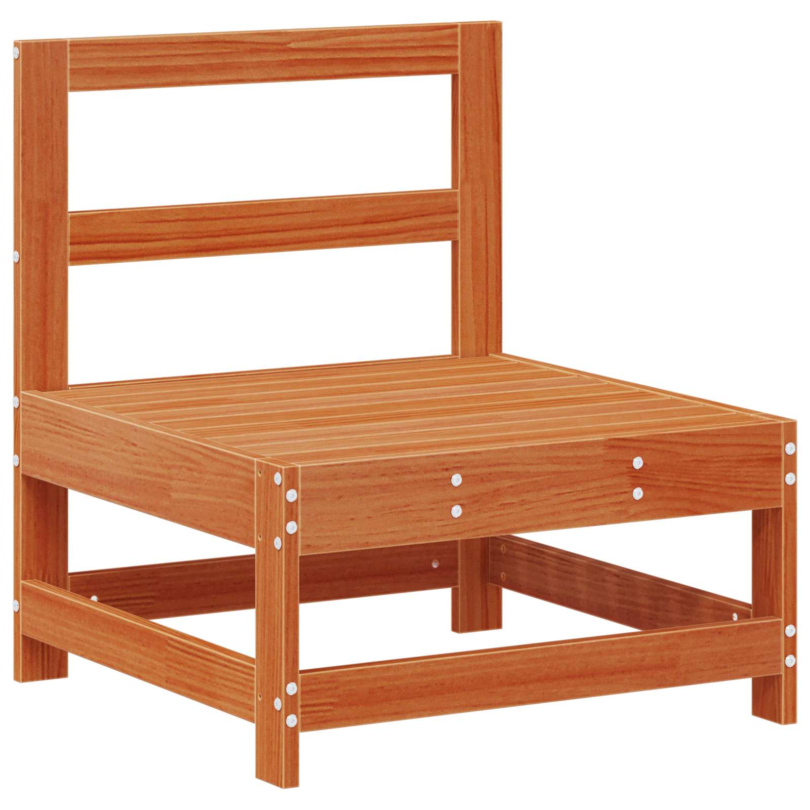 Set lounge namještaja za vrt 8 pcs Vosak Smeđa Masivna borovina