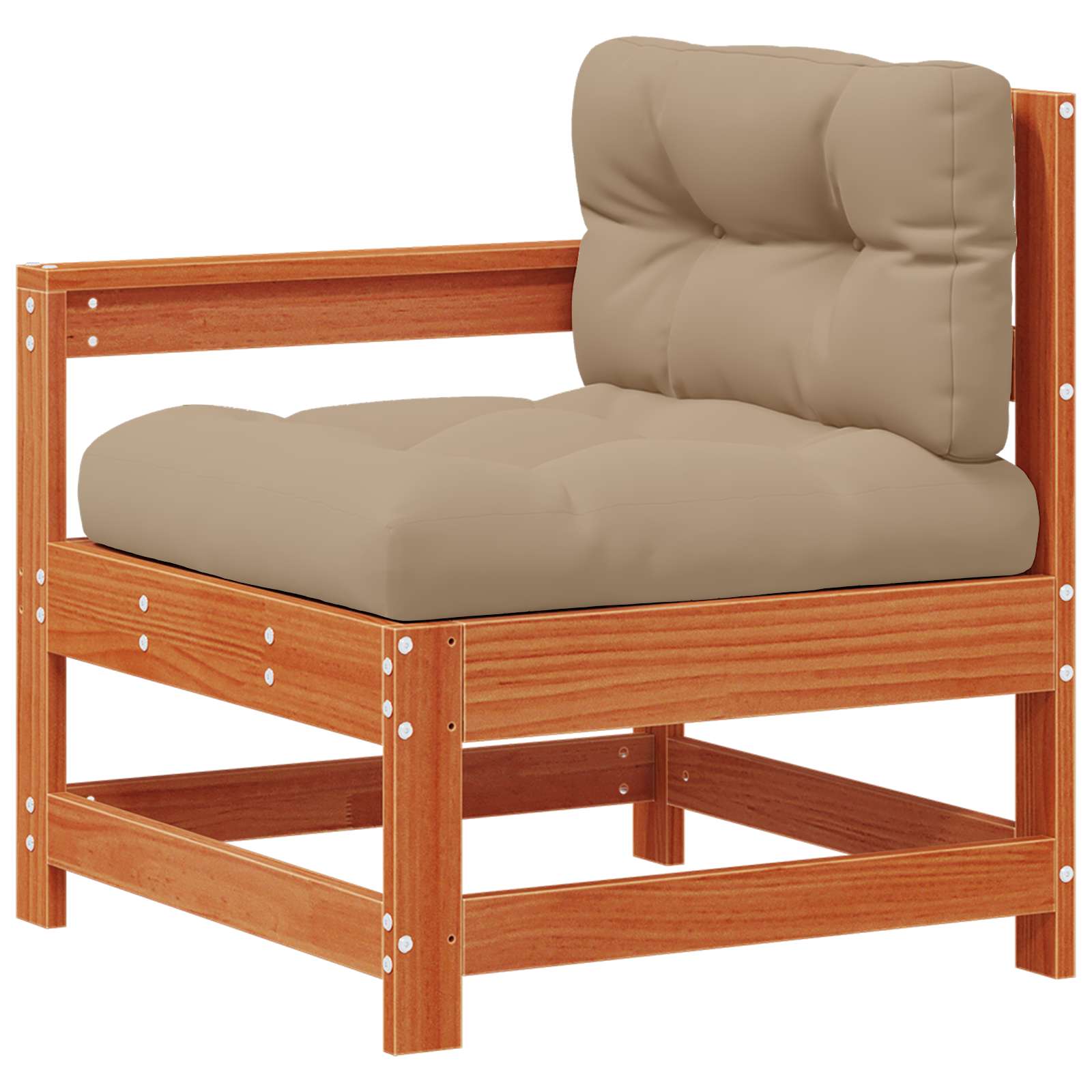 Set lounge namještaja za vrt 8 pcs Voštanosmeđa