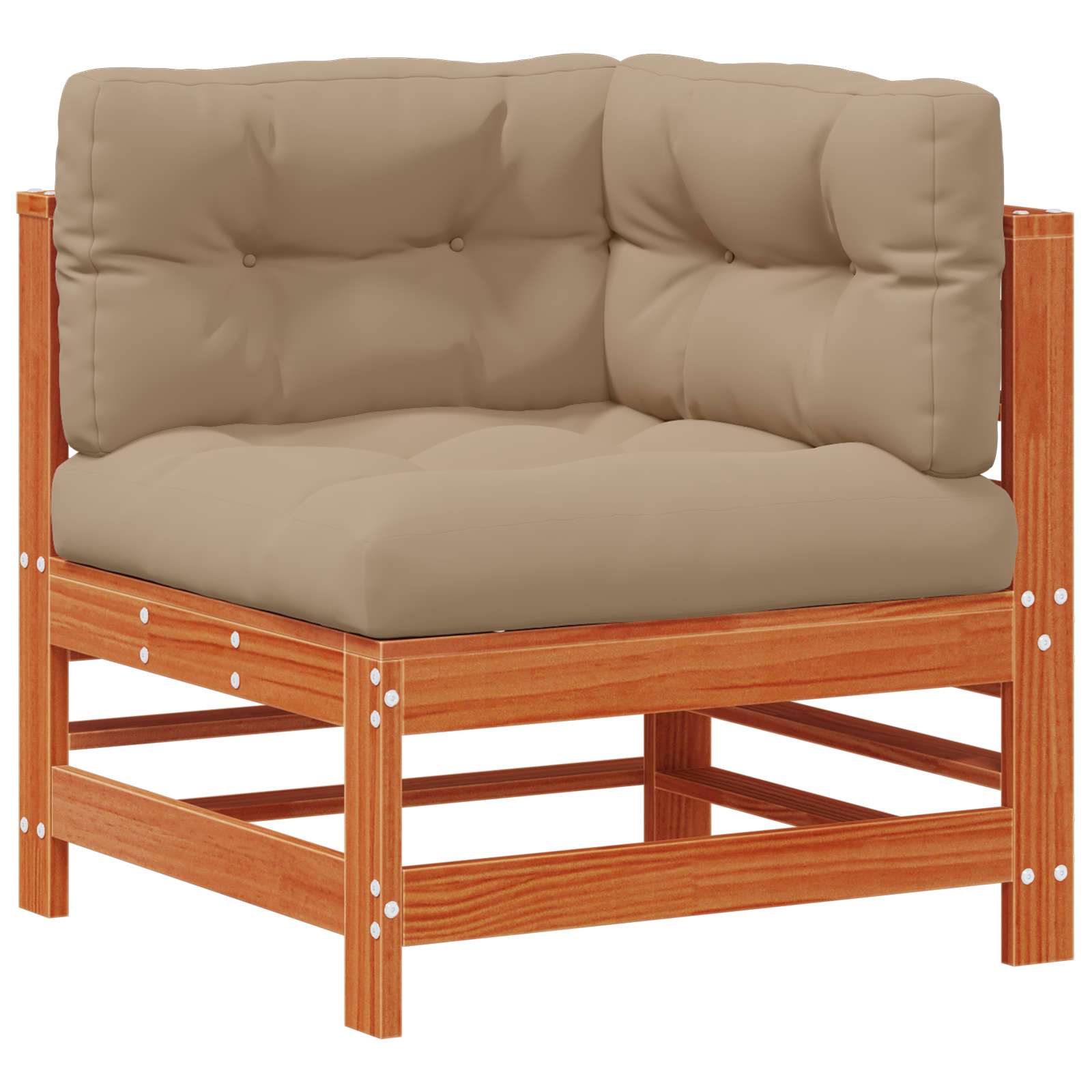 Set lounge namještaja za vrt 6 pcs Voštanosmeđa
