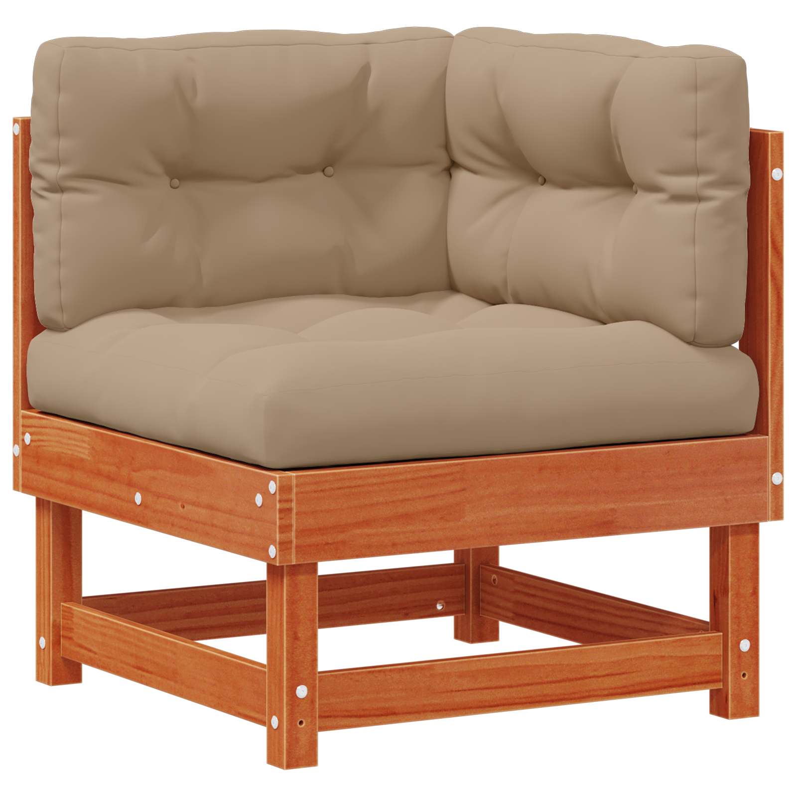 Set lounge namještaja za vrt 33 pcs Voštanosmeđa