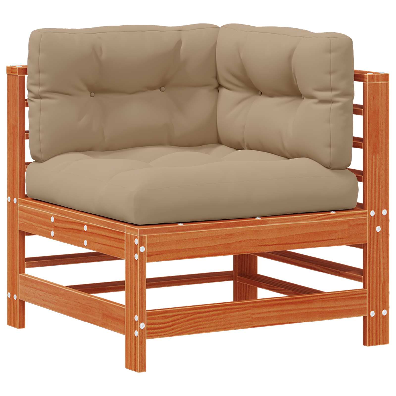 Set lounge namještaja za vrt 10 pcs Voštanosmeđa