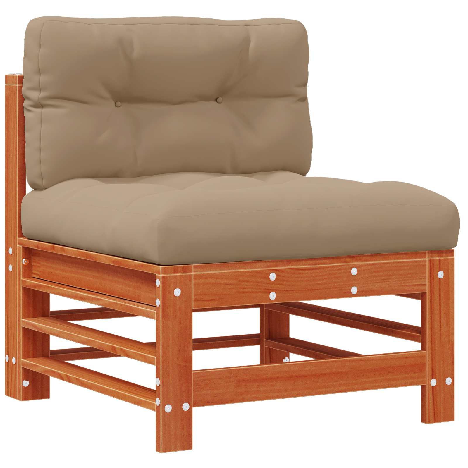 Set lounge namještaja za vrt 10 pcs Voštanosmeđa