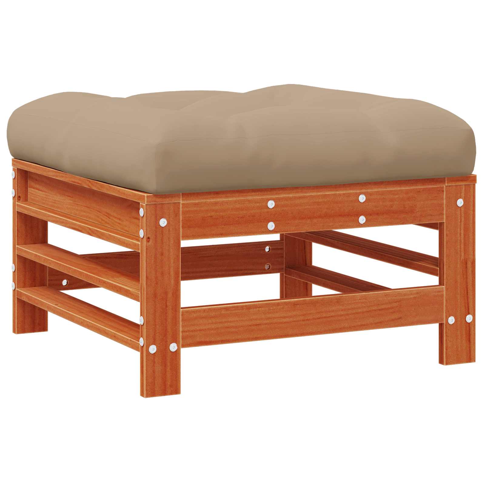 Set lounge namještaja za vrt 10 pcs Voštanosmeđa