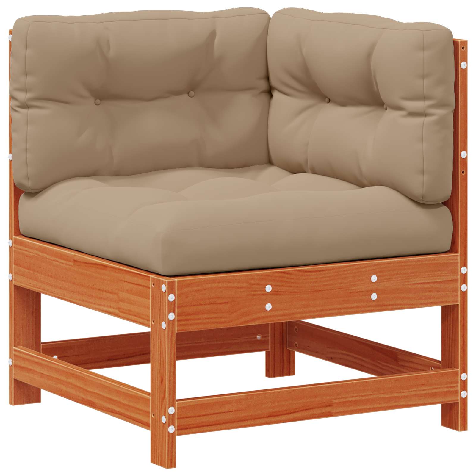 Set lounge namještaja za vrt 5 pcs Bakarno smeđa bor