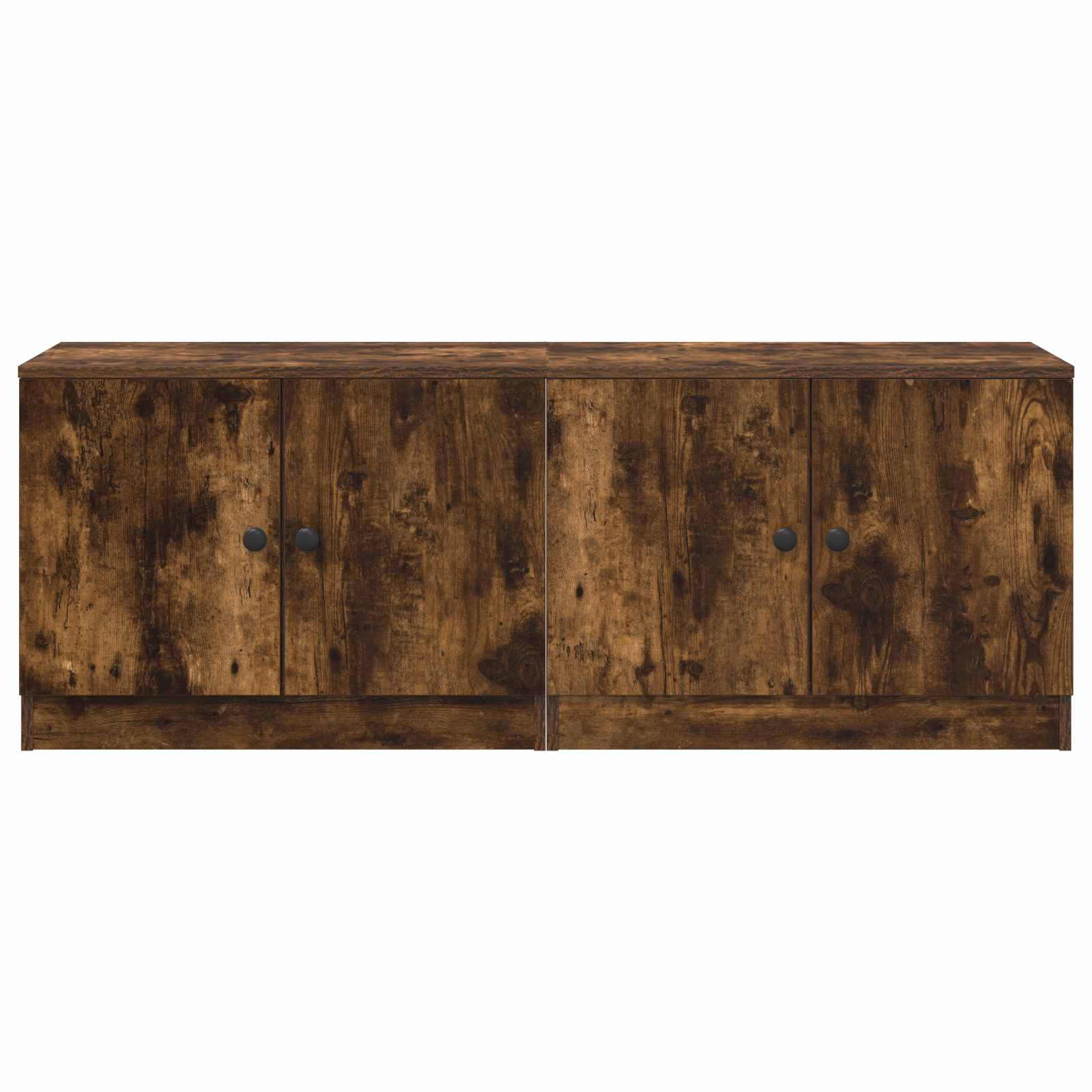 Ormar za krevet na kat 2 kom. Dimljeni hrast 66 x 35 x 48 cm