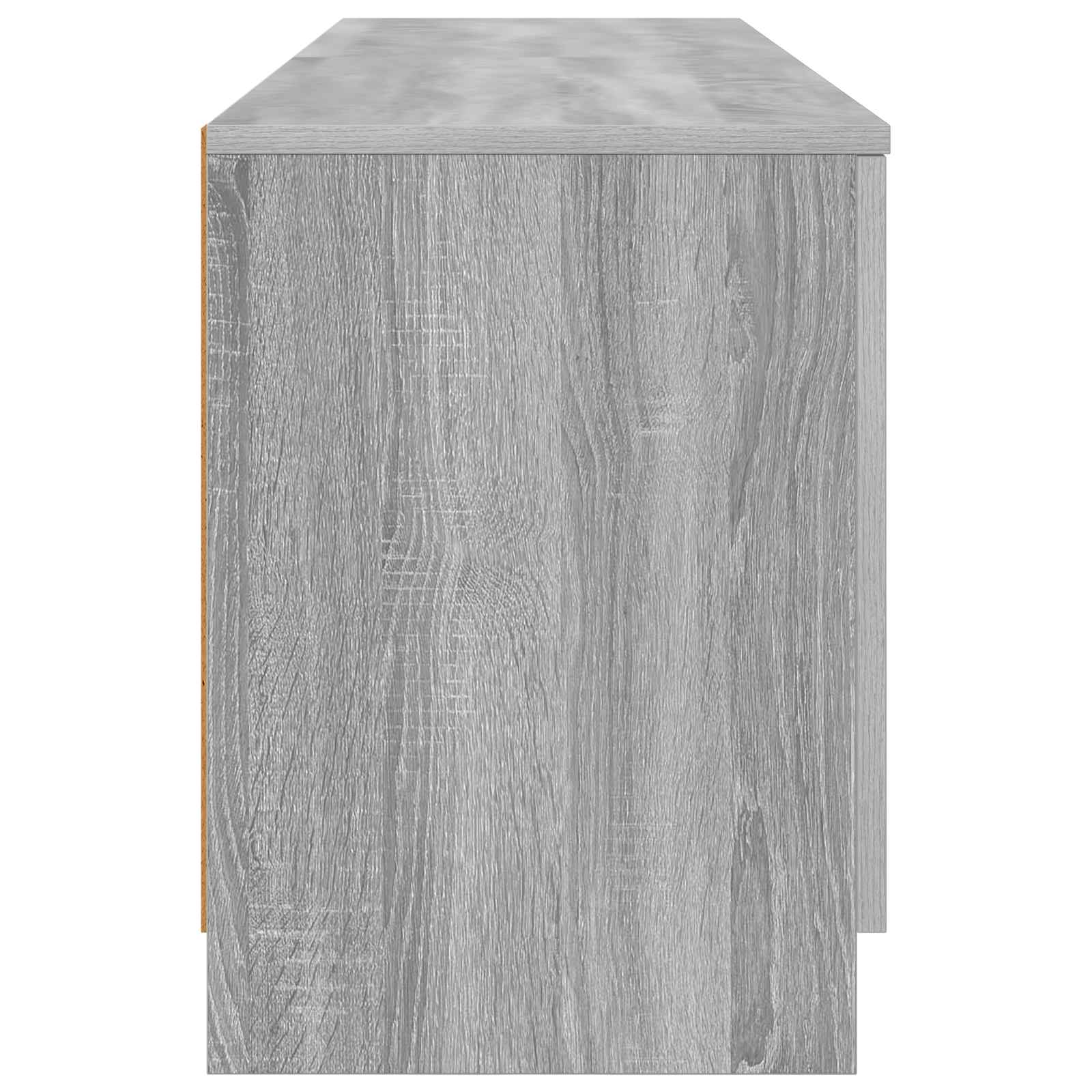 Ormarić za krevet s pohranom 2 pcs Siva Sonoma 66 x 35 x 48 cm
