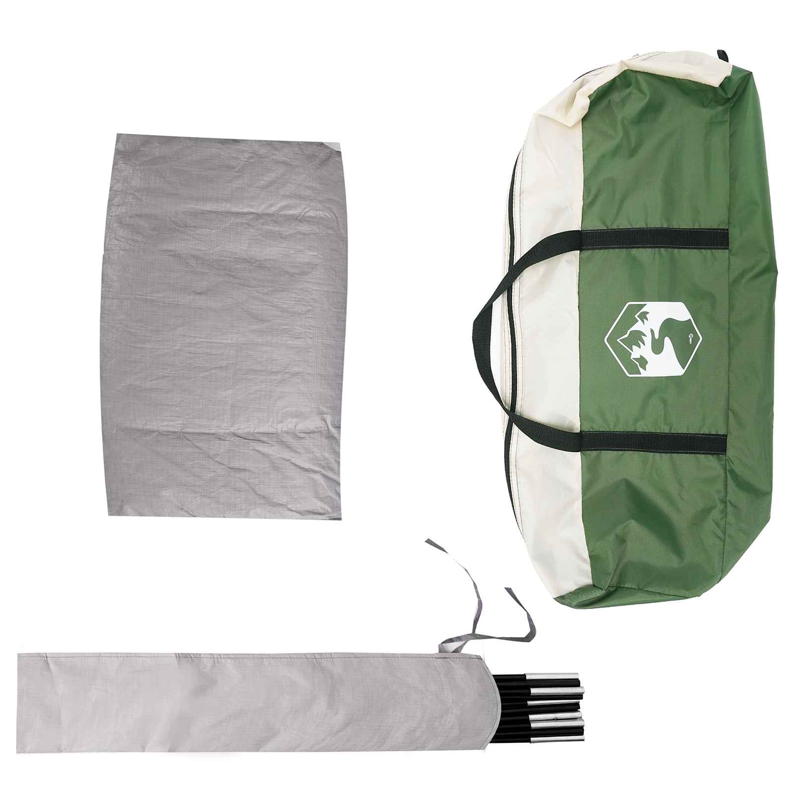 Šator za auto Zelena 200 x 170 x 170 cm Poliester i čelik