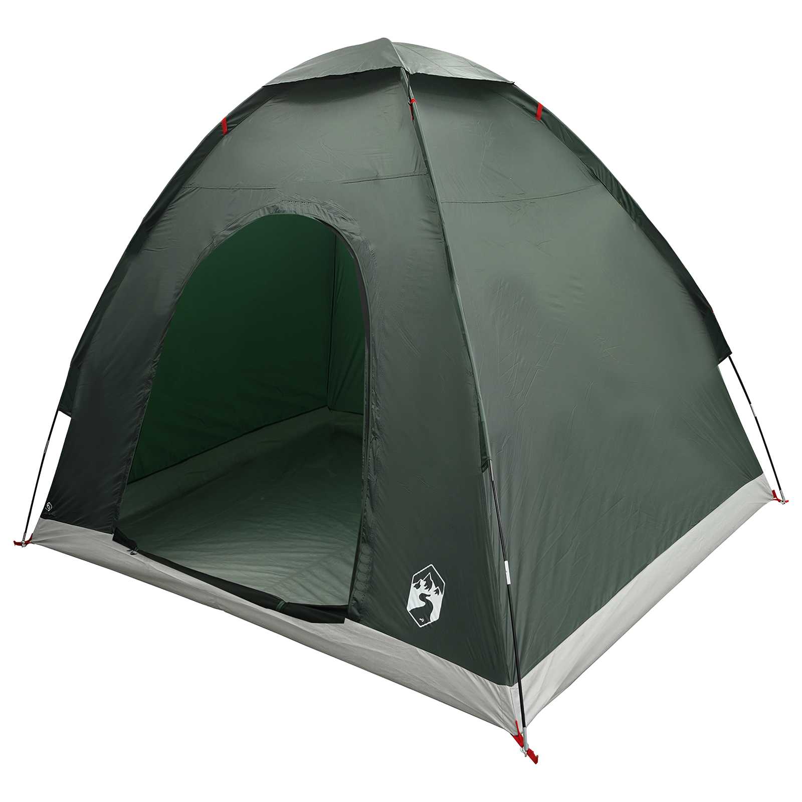 Kamping šator s krovom Maslinasto zelena 190 x 140 x 105 cm