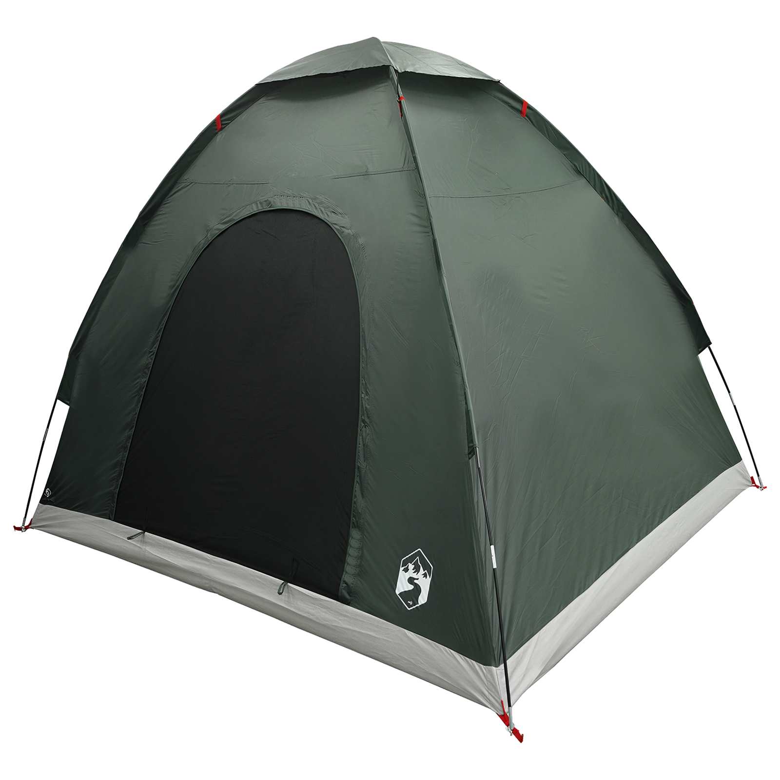Kamping šator s krovom Maslinasto zelena 190 x 140 x 105 cm