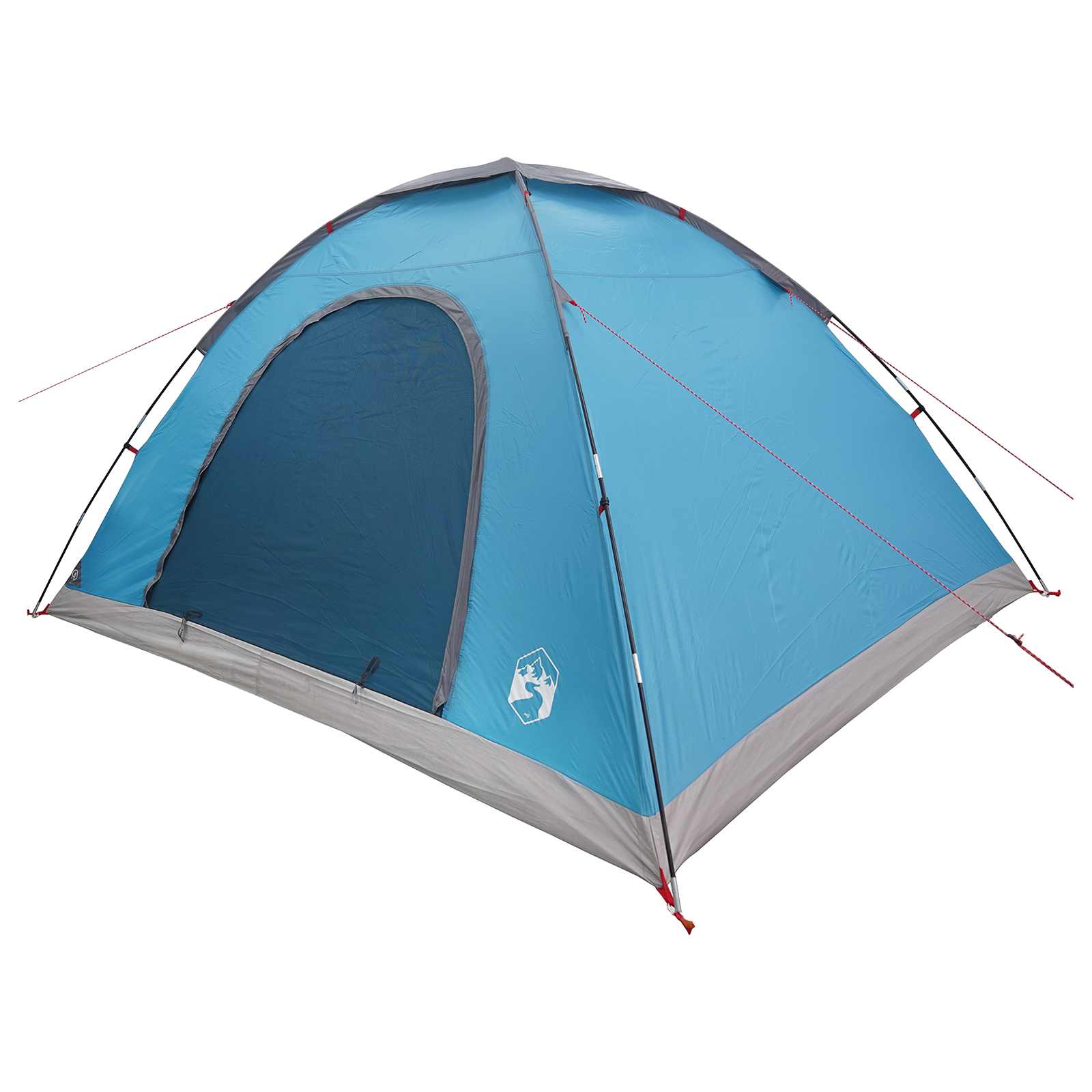 Kamping šator s krovom Plava 335 x 275 x 180 cm