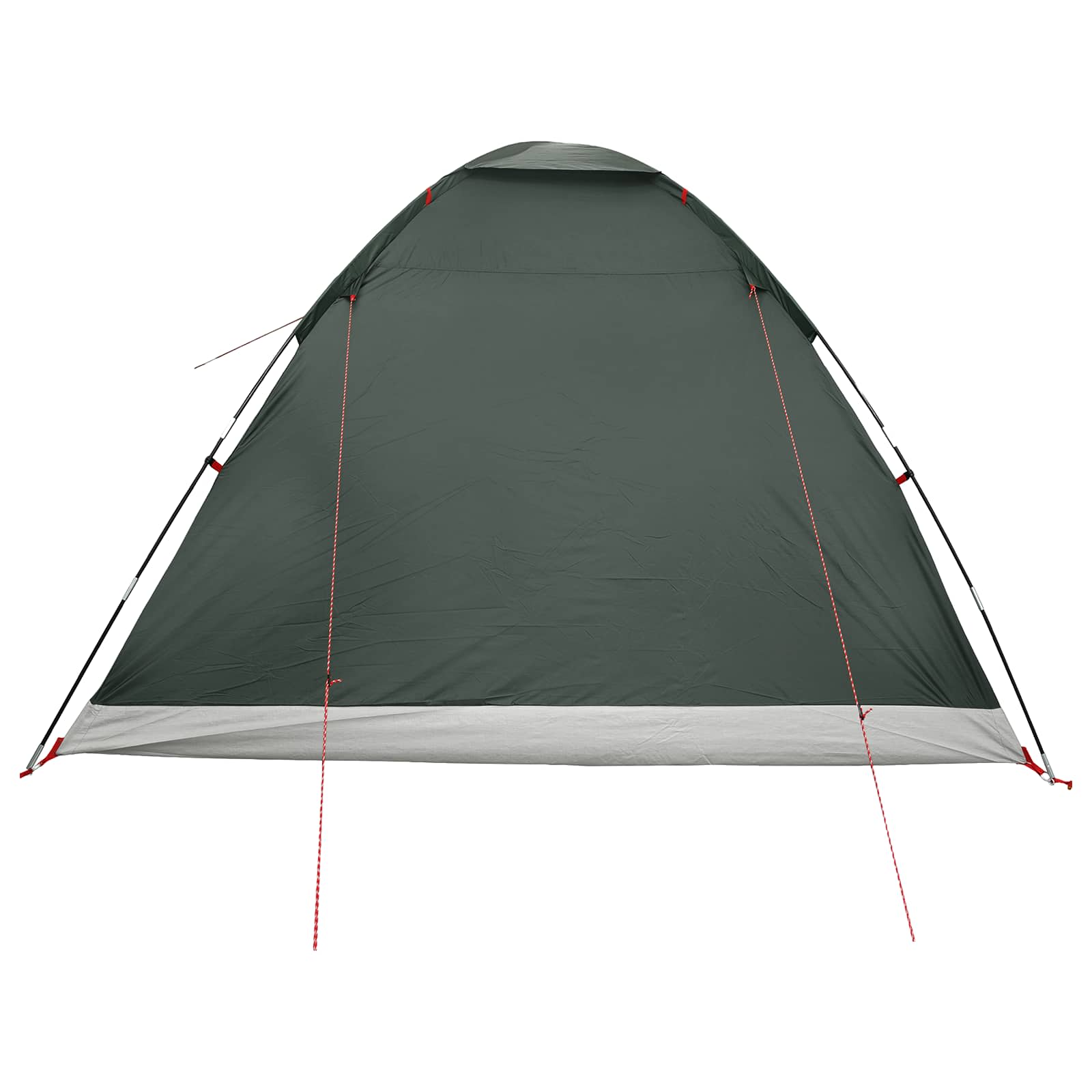 Kamping šator s krovom Maslinasto zelena 335 x 275 x 180 cm
