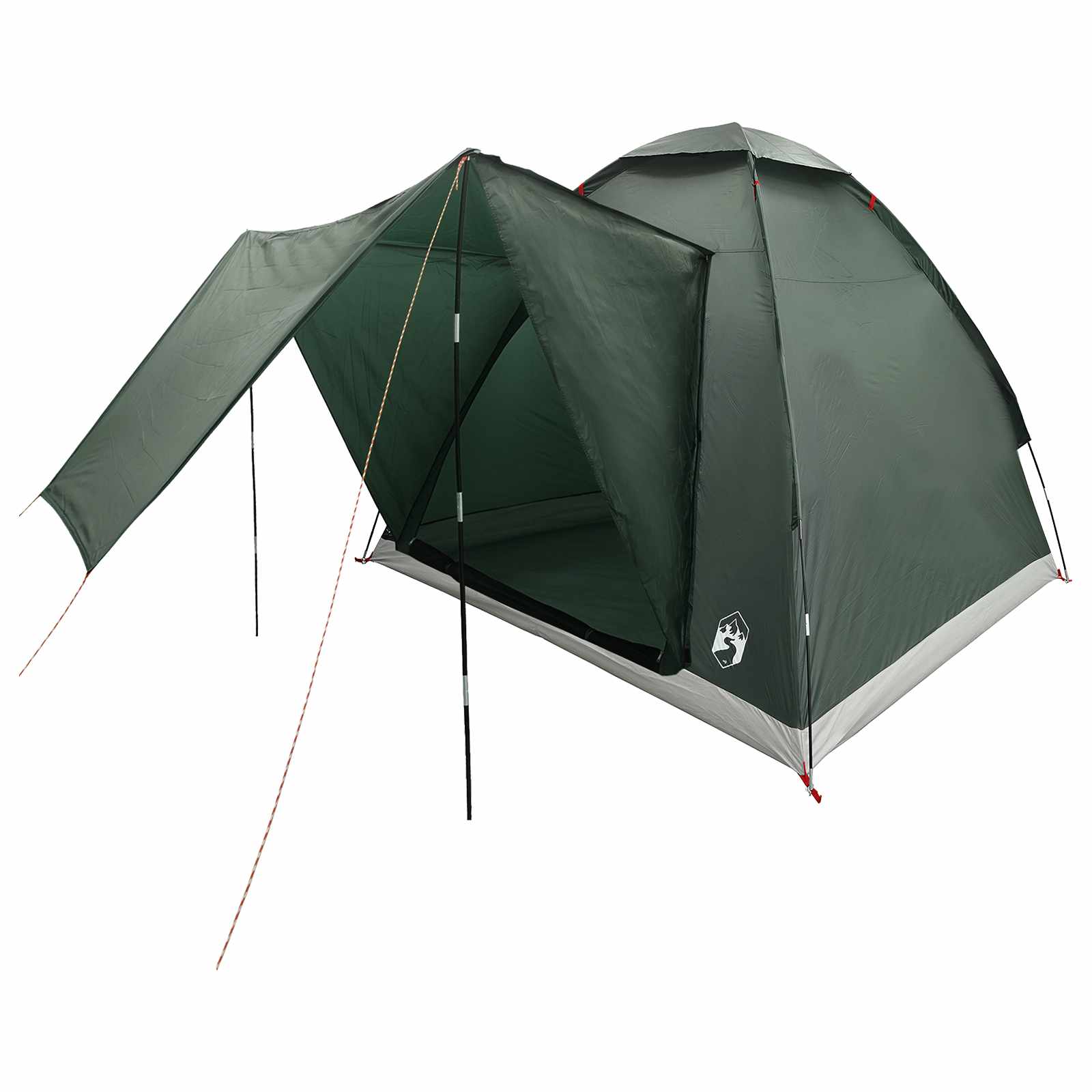 Kamping šator s krovom Maslinasto zelena 190 x 140 x 105 cm