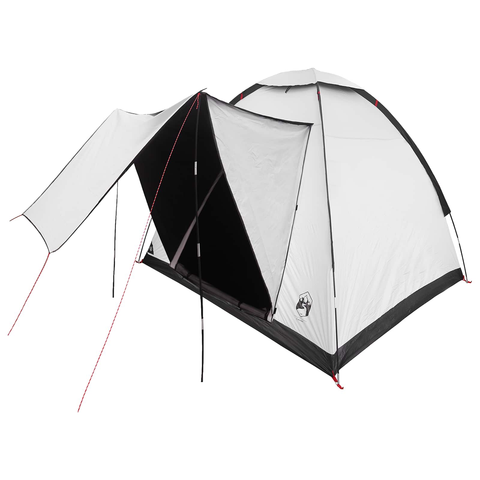 Kamping šator s krovom Bijeli Blackout 190 x 140 x 105 cm