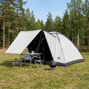 Kamping šator 6-osobni Bijeli Blackout Poliester i čelik