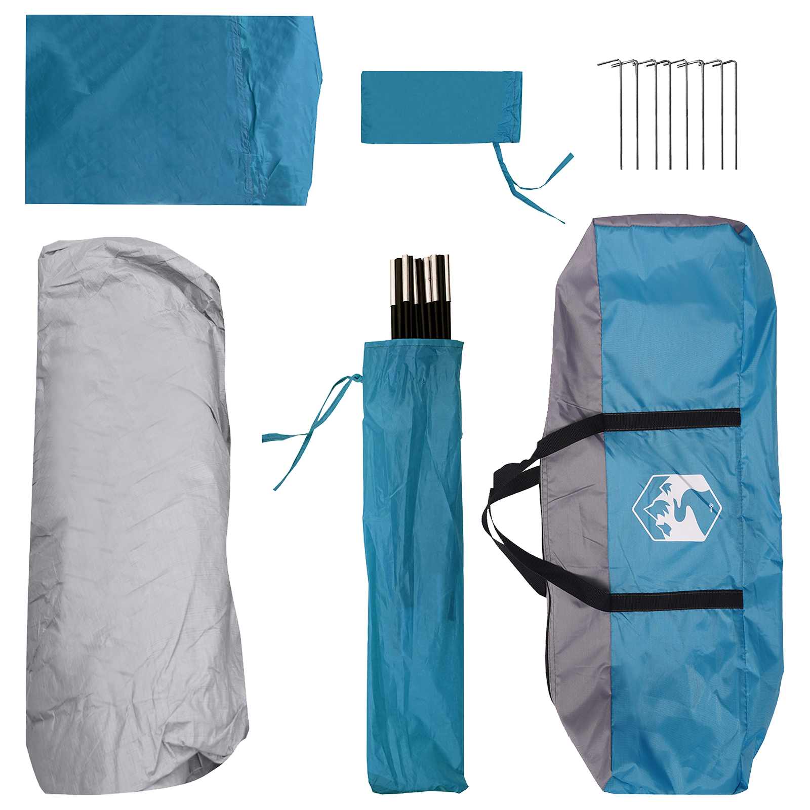Instant šator Plava 305 x 215 x 140 cm Poliester i čelik