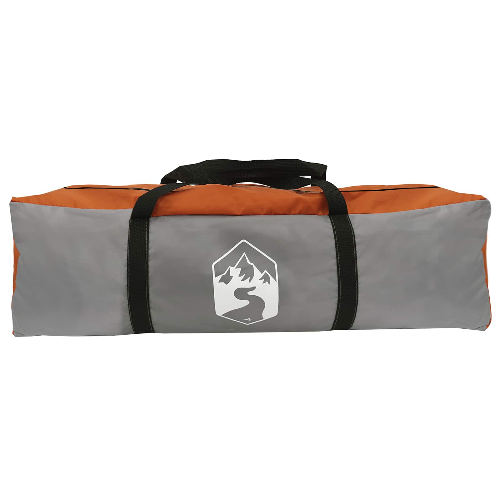 Instant šator s krovom Siva i narančasta 305 x 275 x 190 cm