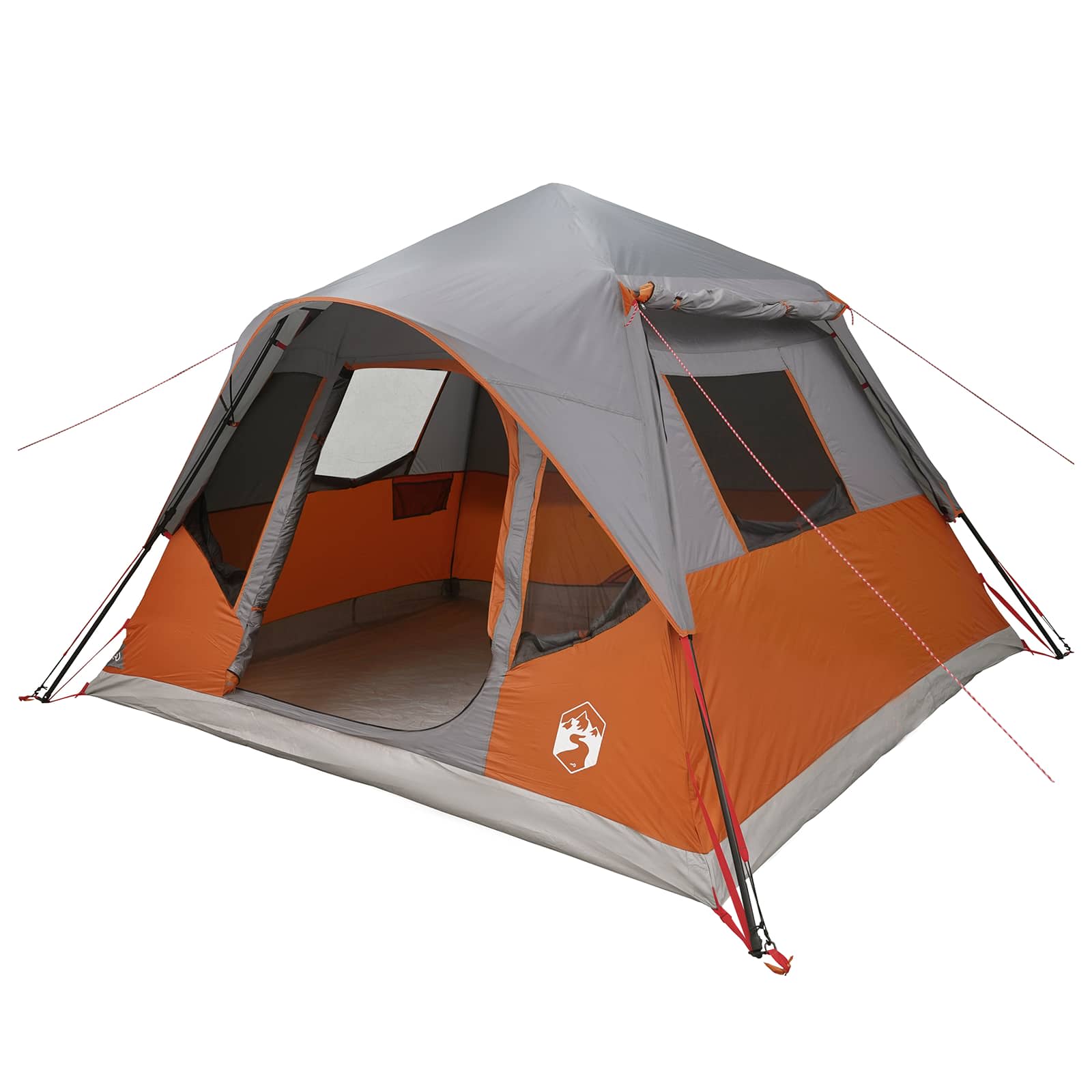 Instant šator s krovom Siva i narančasta 305 x 275 x 190 cm