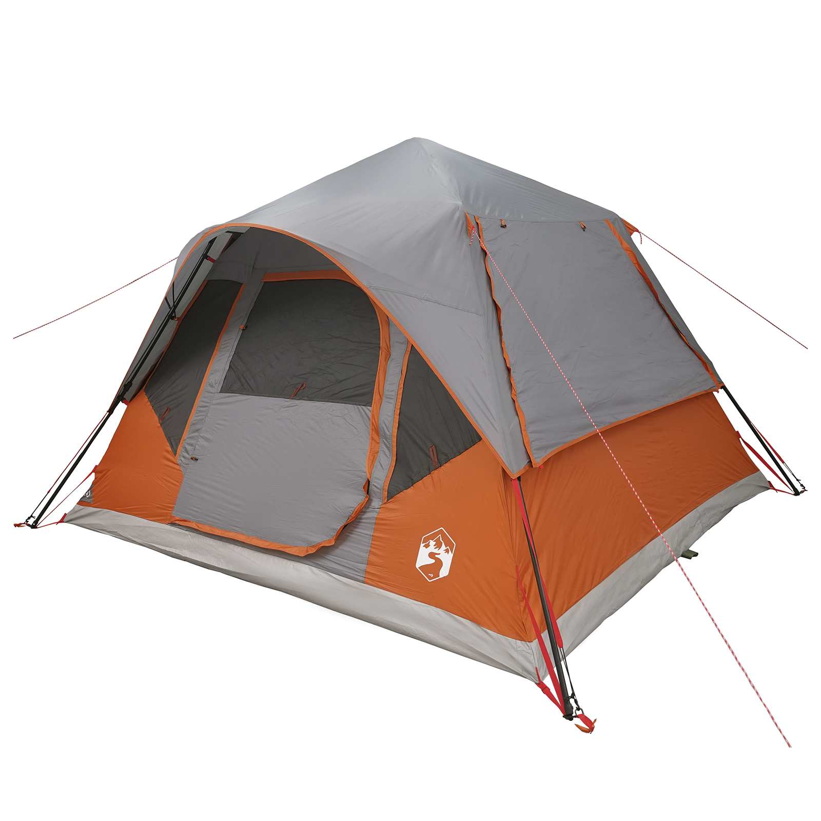 Instant šator s krovom Siva i narančasta 305 x 275 x 190 cm