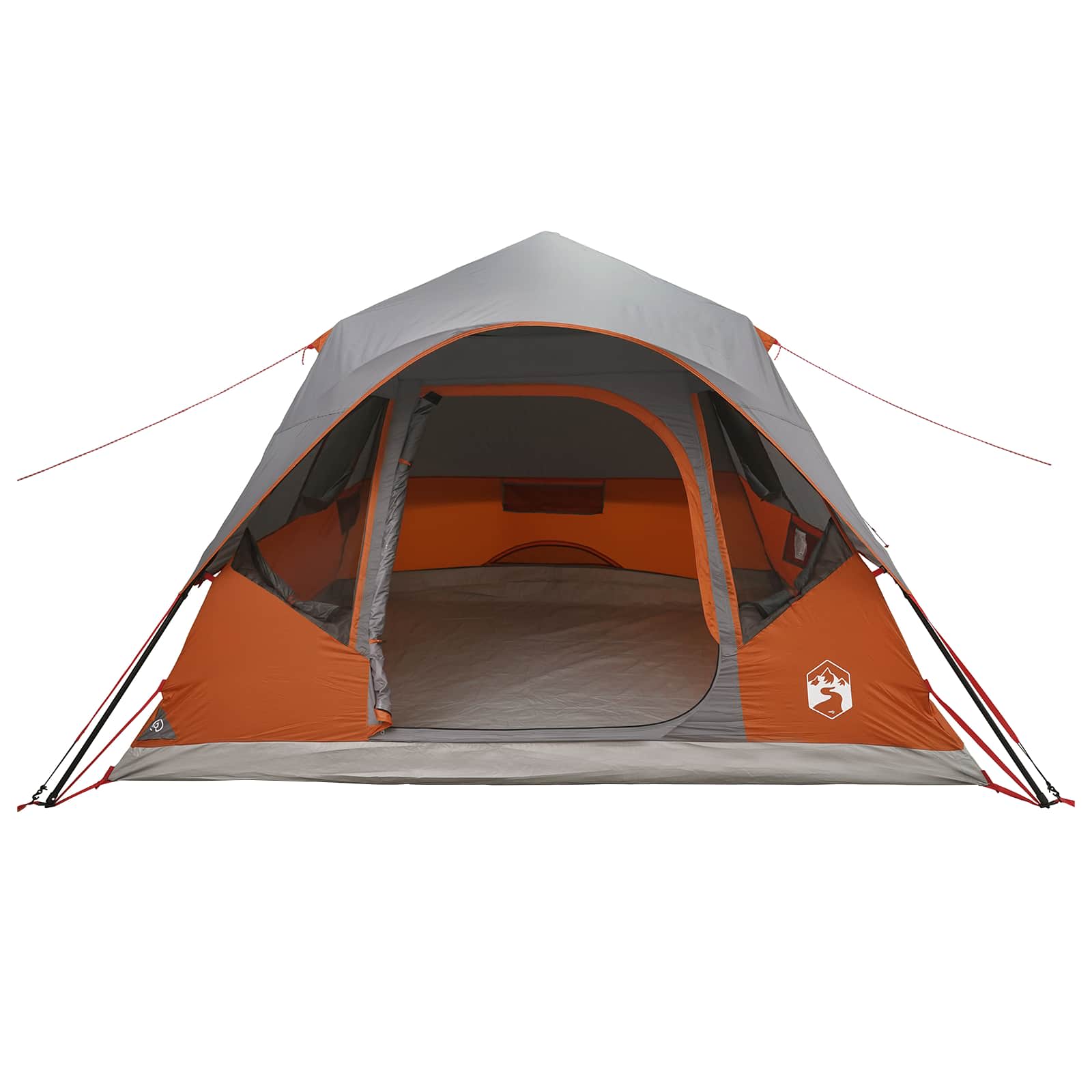 Instant šator s krovom Siva i narančasta 305 x 275 x 190 cm