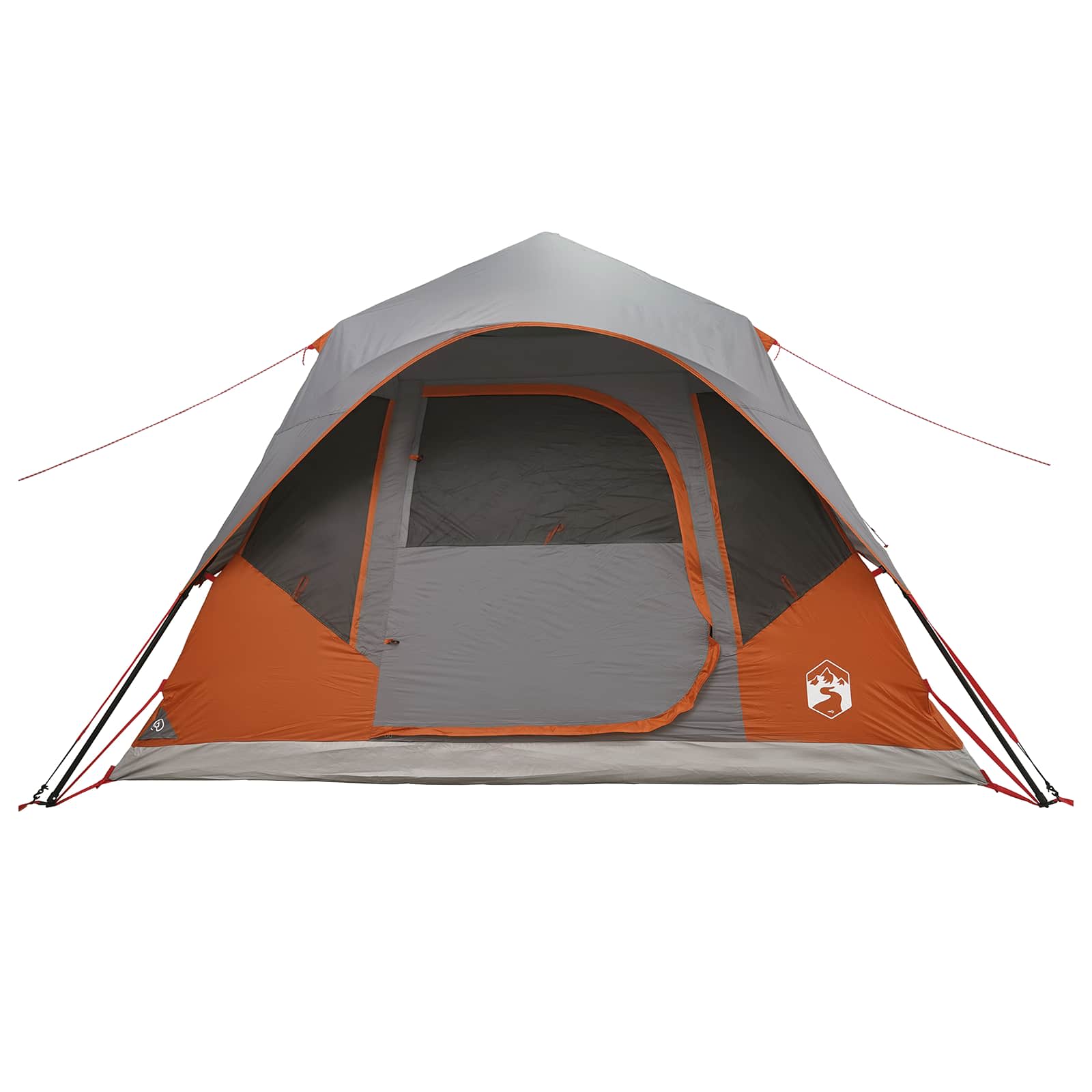 Instant šator s krovom Siva i narančasta 305 x 275 x 190 cm