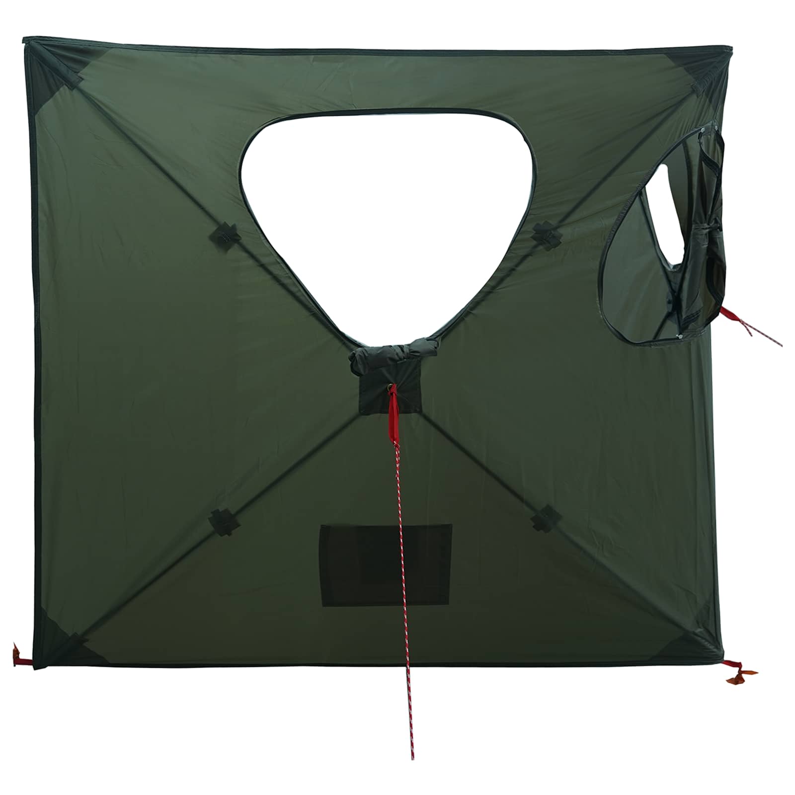 Lovni šator s krovom Maslinasto zelena 145 x 145 x 150 cm