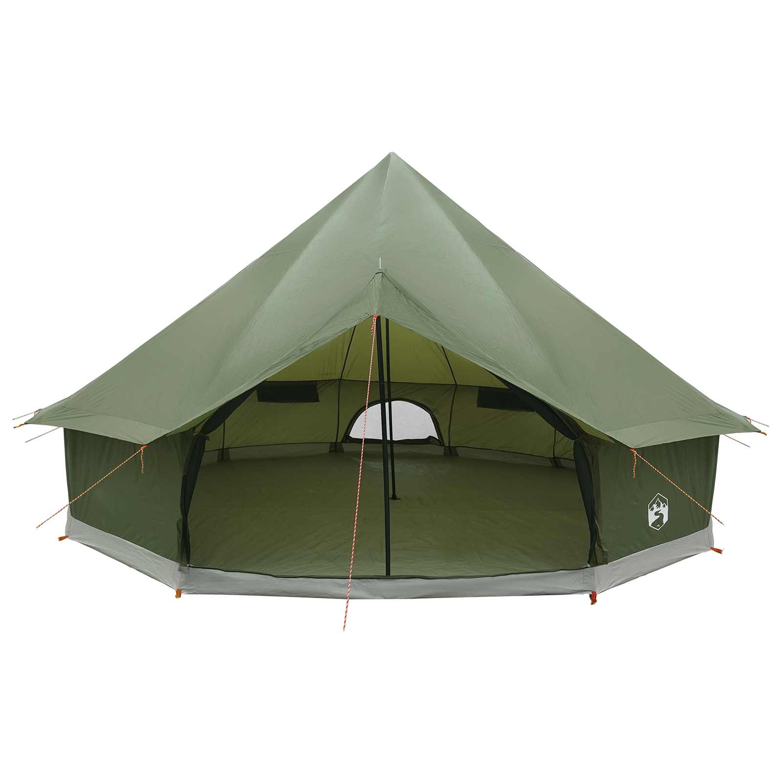 Tipi šator s krovom Maslinastozelena 500 x 500 x 300 cm