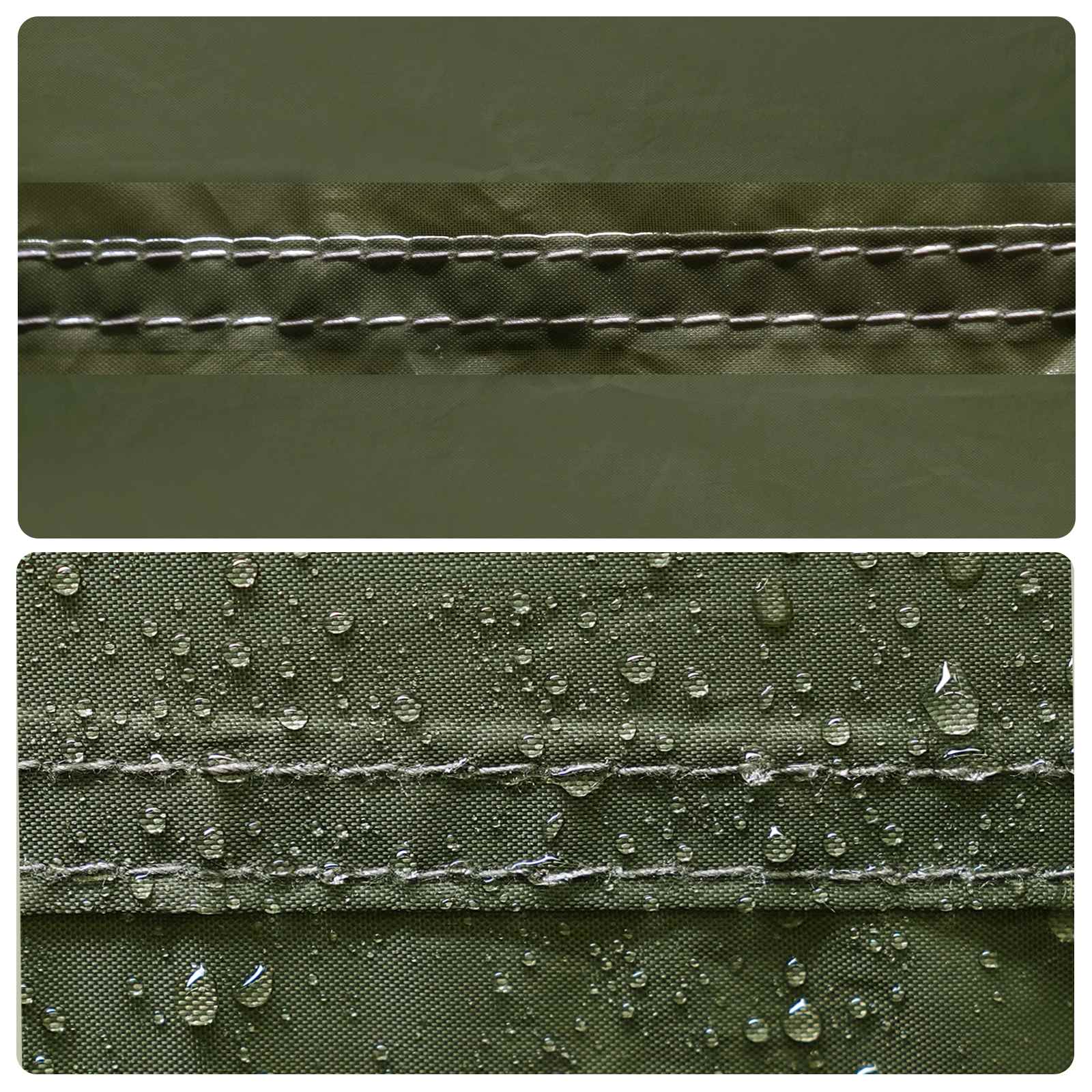 Kabinski šator s krovom Maslinastozelena 488 x 244 x 183 cm