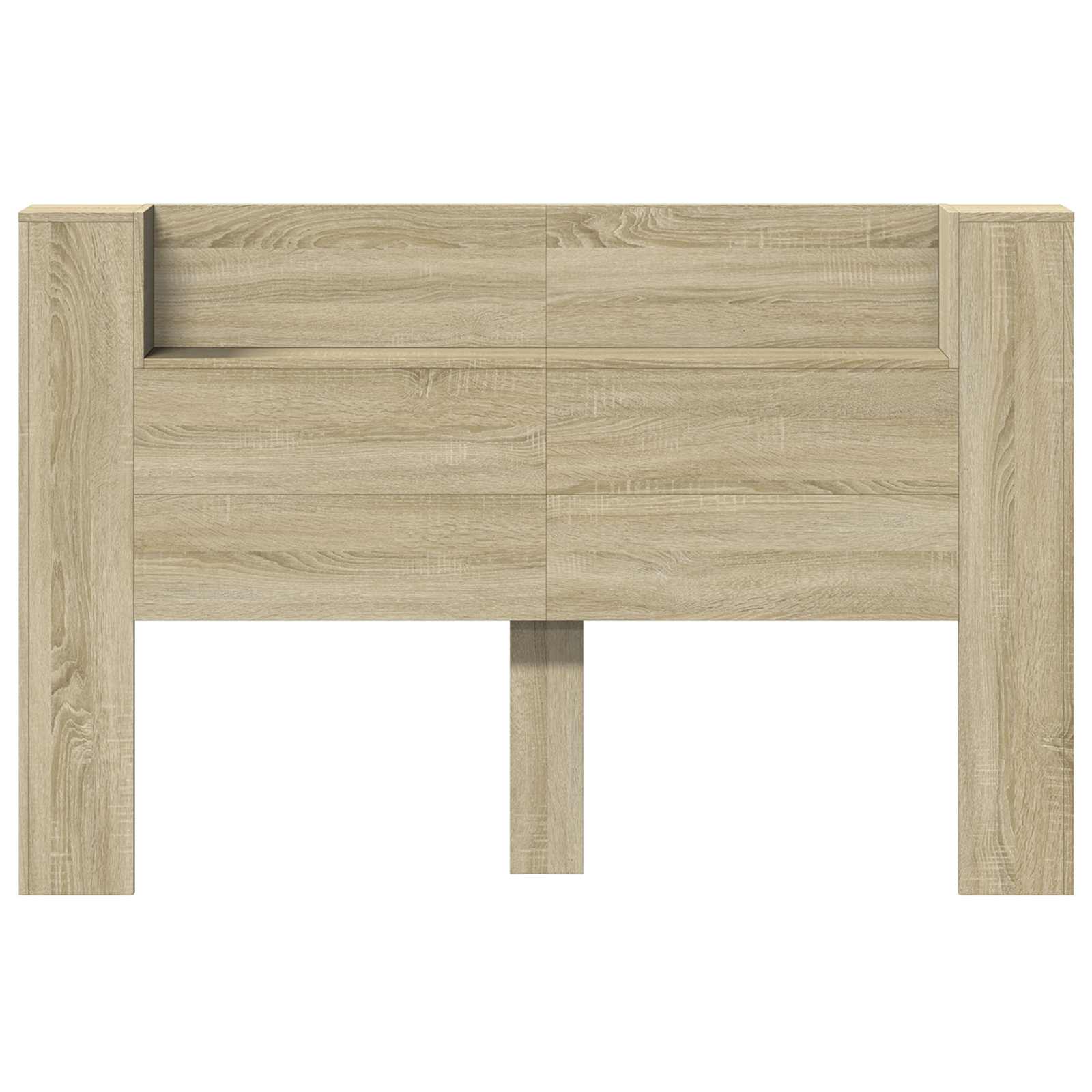 Krevetna ploča s LED-om s policom Sonoma 160 x 16,5 x 103,5 cm