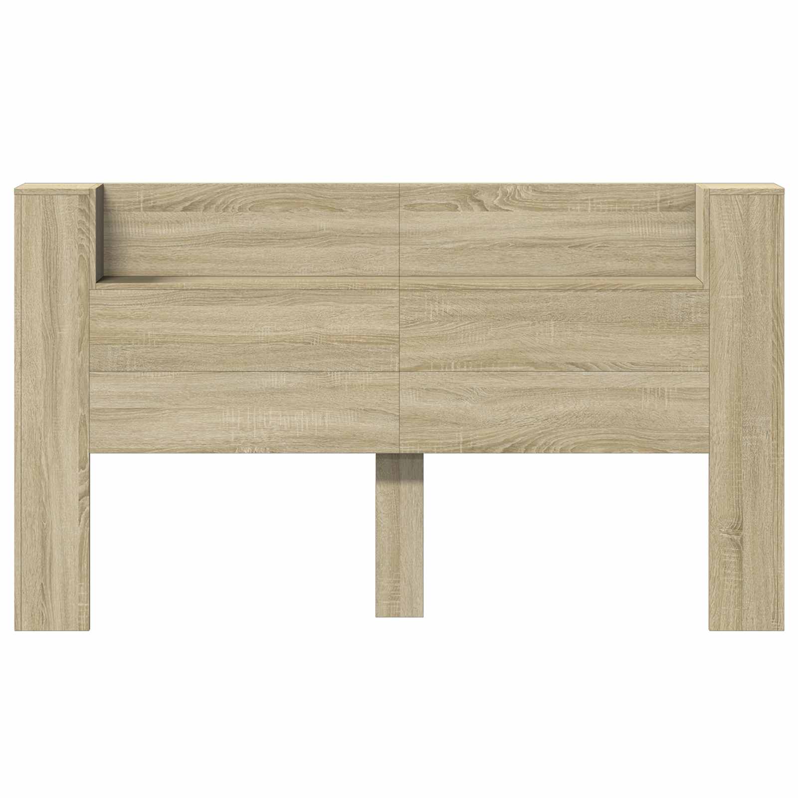 Krevetna ploča s LED-om s policom Sonoma 180 x 16,5 x 103,5 cm